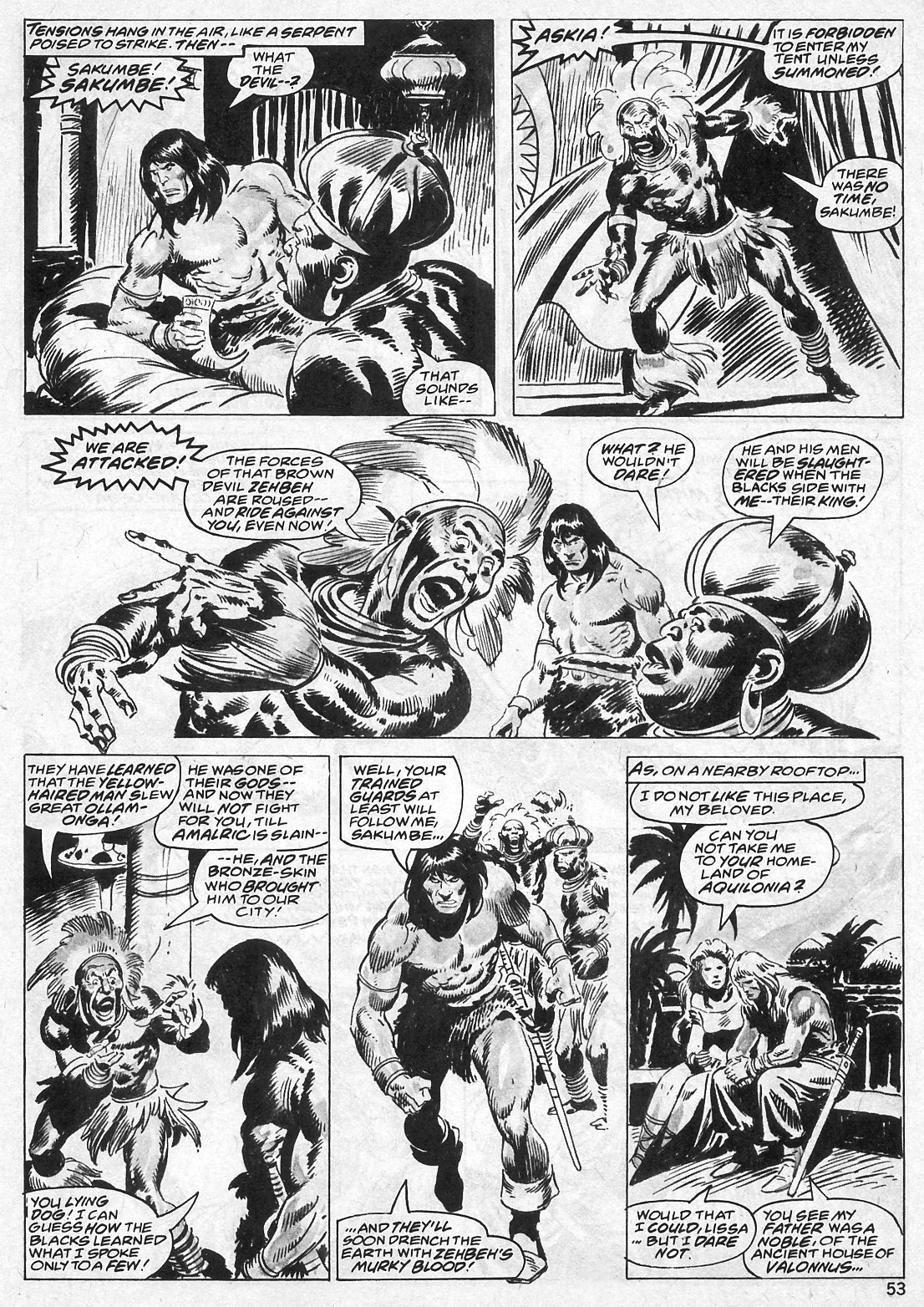 Read online The Savage Sword Of Conan comic -  Issue #21 - 53