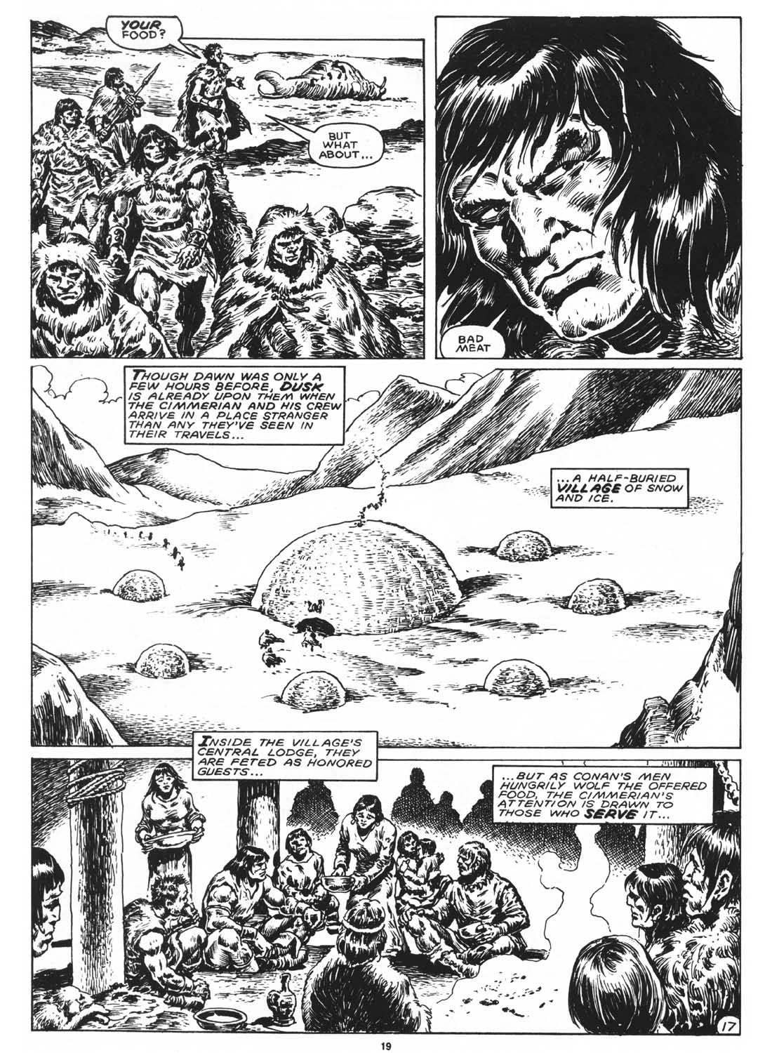 Read online The Savage Sword Of Conan comic -  Issue #168 - 21