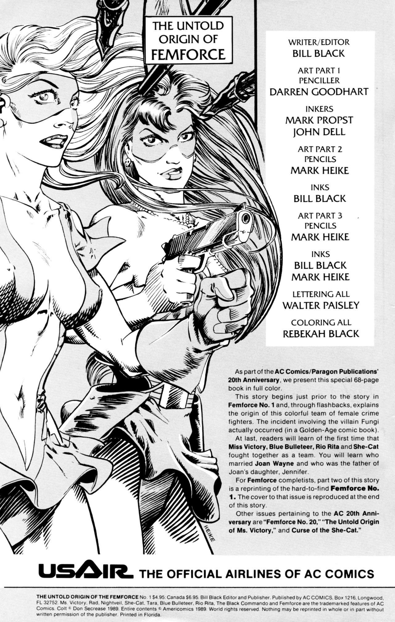 Read online Untold Origin of FemForce comic -  Issue # Full - 2