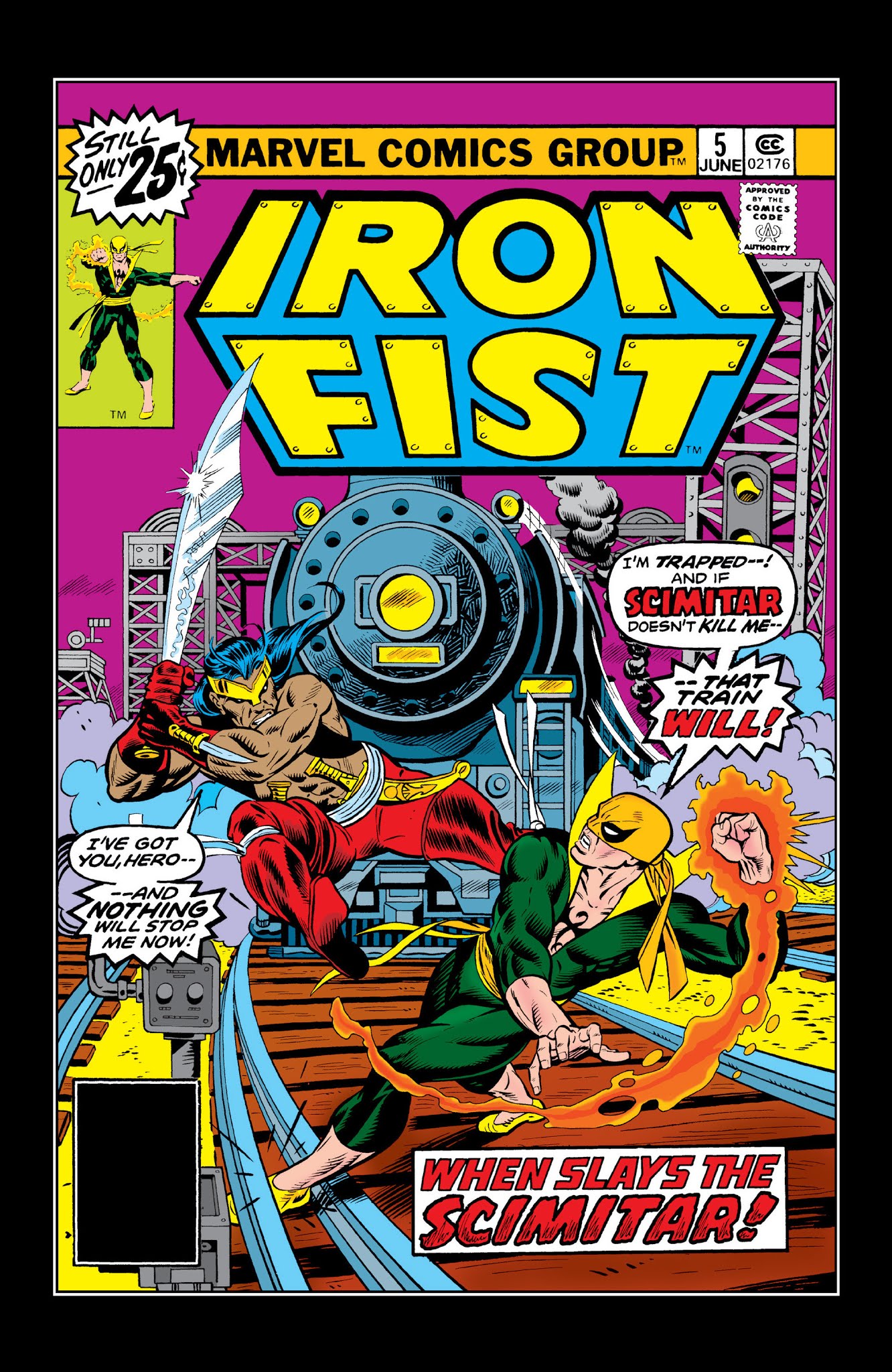 Read online Marvel Masterworks: Iron Fist comic -  Issue # TPB 2 (Part 1) - 44