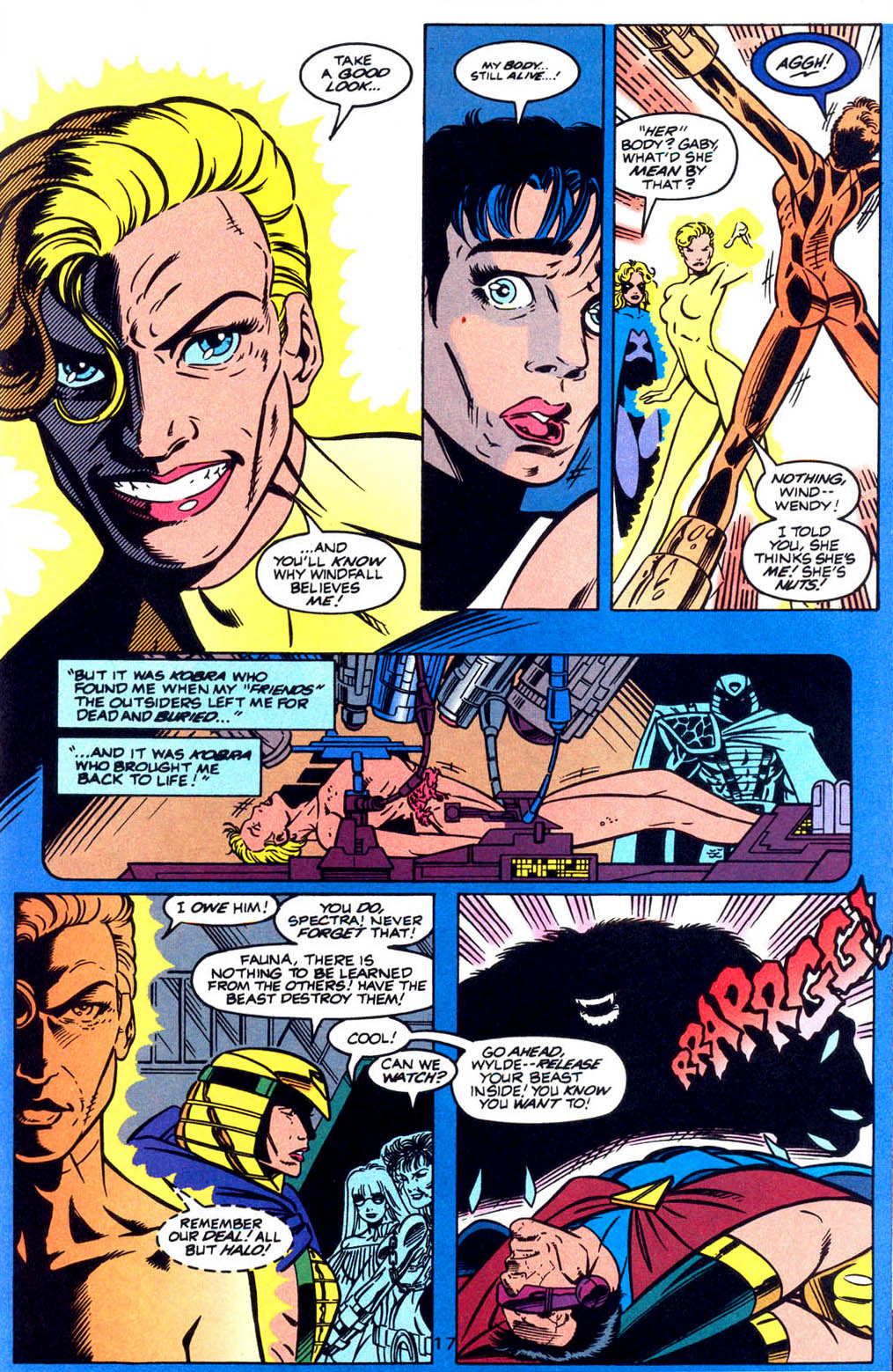 Read online Outsiders (1993) comic -  Issue #16 - 18