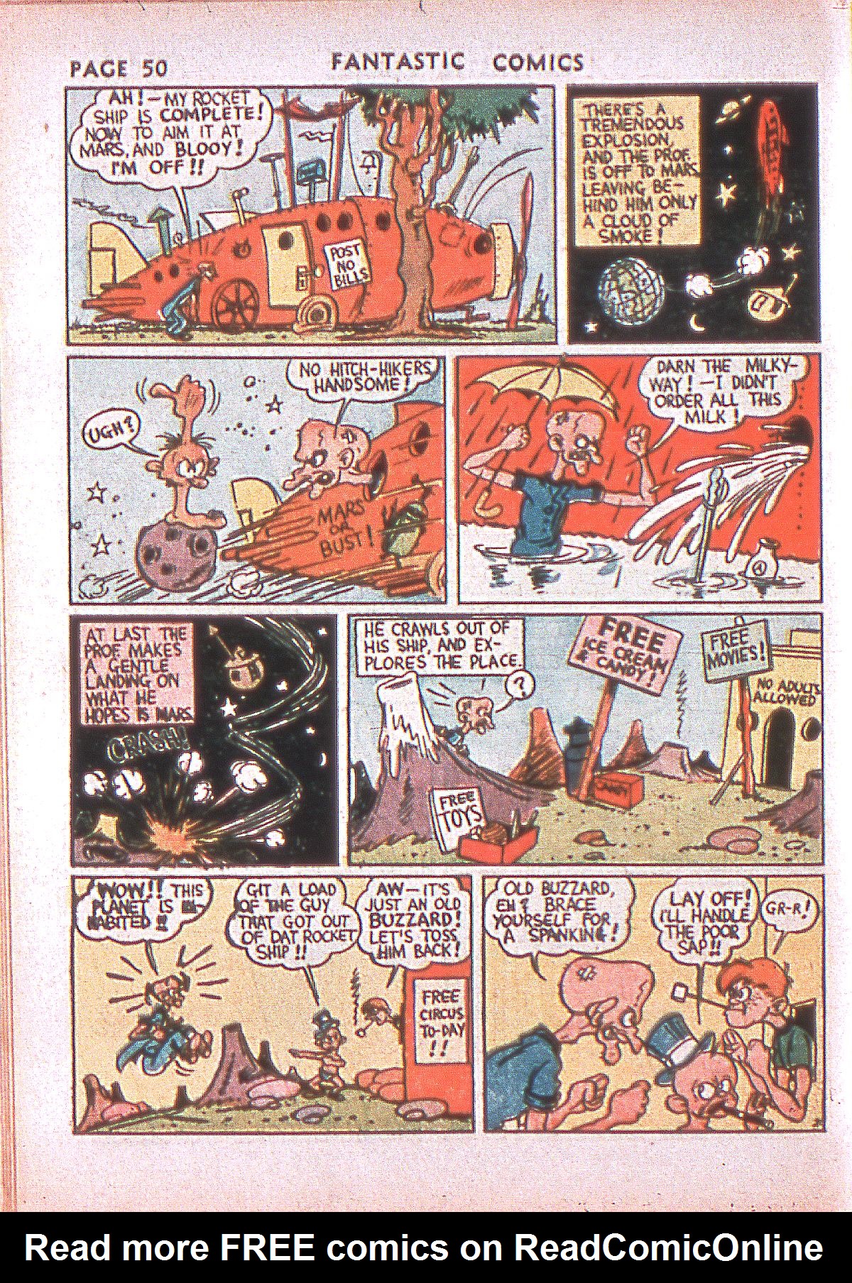 Read online Fantastic Comics comic -  Issue #1 - 51