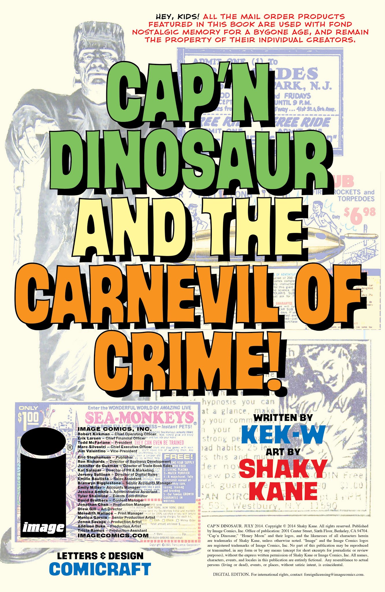 Read online Cap'n Dinosaur comic -  Issue # Full - 2