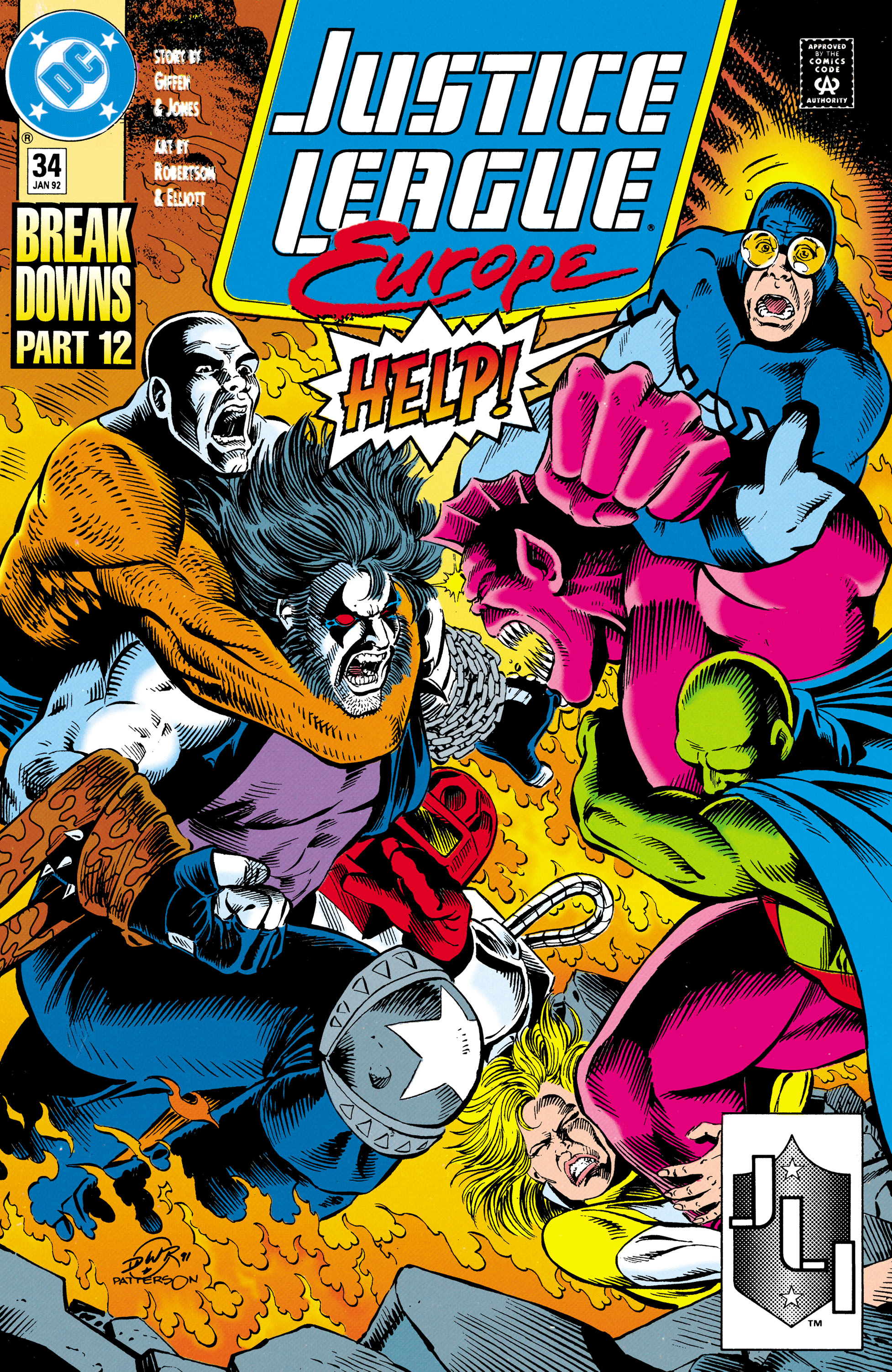 Read online Justice League Europe comic -  Issue #34 - 1