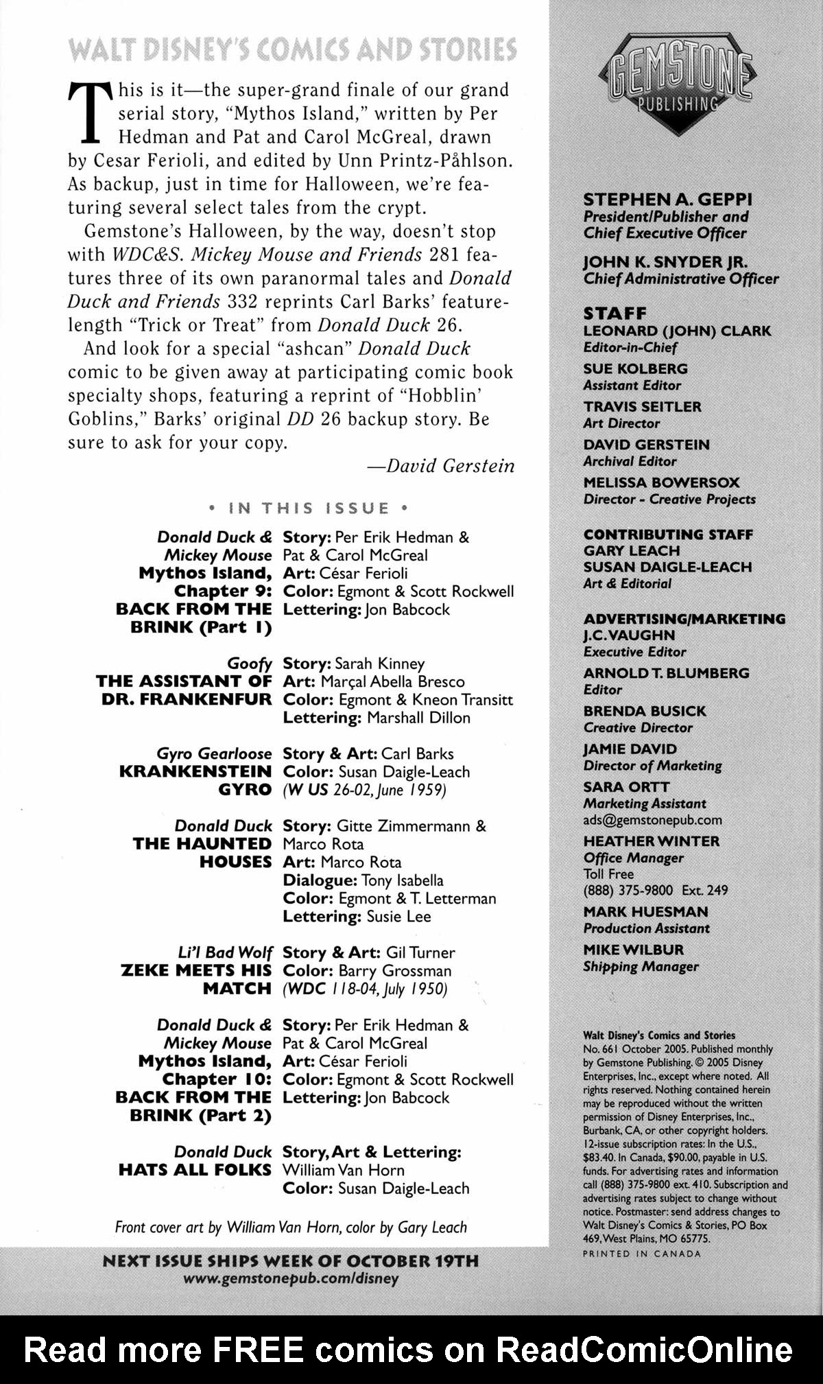 Read online Walt Disney's Comics and Stories comic -  Issue #661 - 2