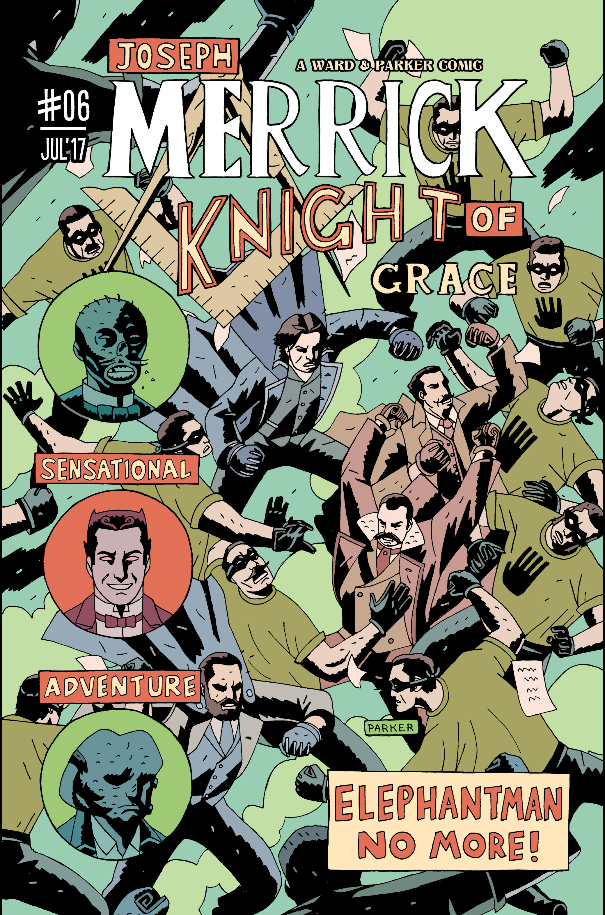 Read online Merrick: The Sensational Elephantman comic -  Issue #6 - 1