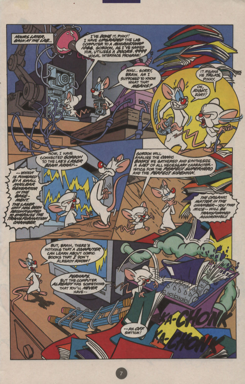 Read online Pinky and The Brain comic -  Issue #1 - 6