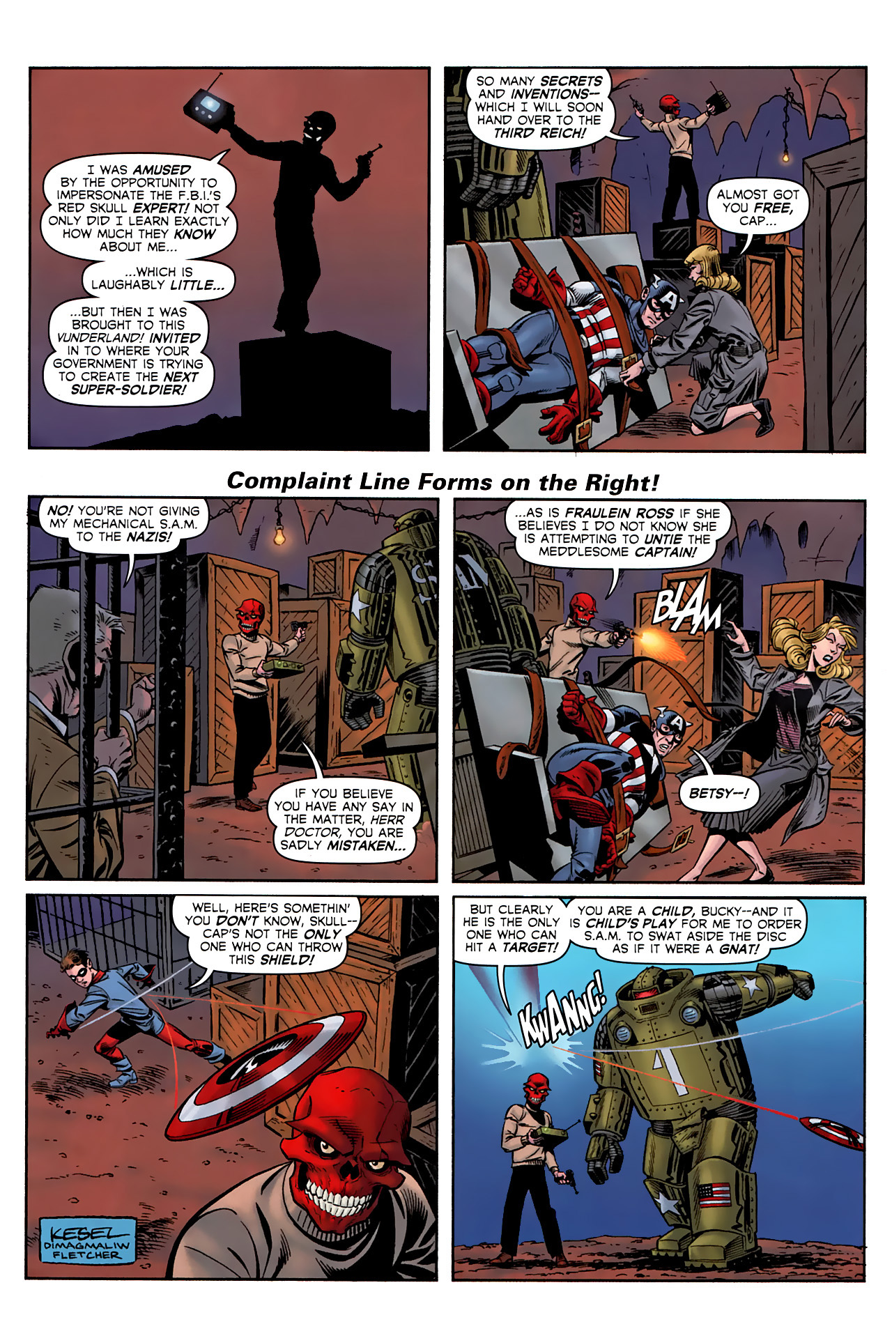 Read online Captain America: The 1940s Newspaper Strip comic -  Issue #3 - 4