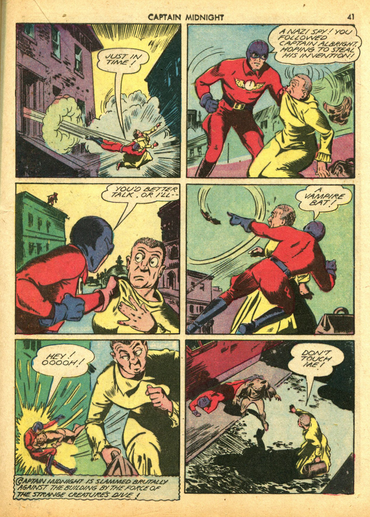 Read online Captain Midnight (1942) comic -  Issue #5 - 41