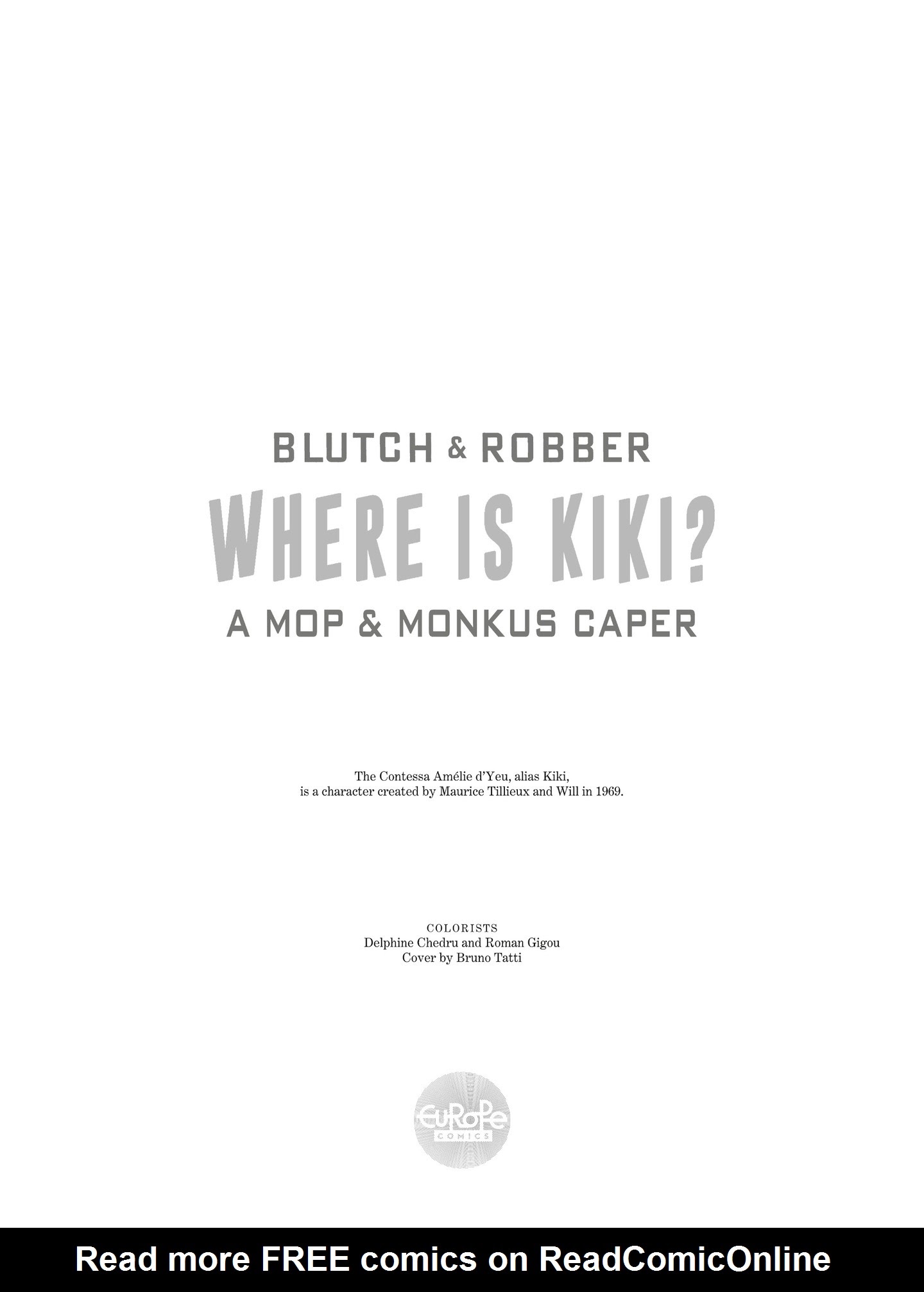 Read online Where is Kiki comic -  Issue # TPB - 2