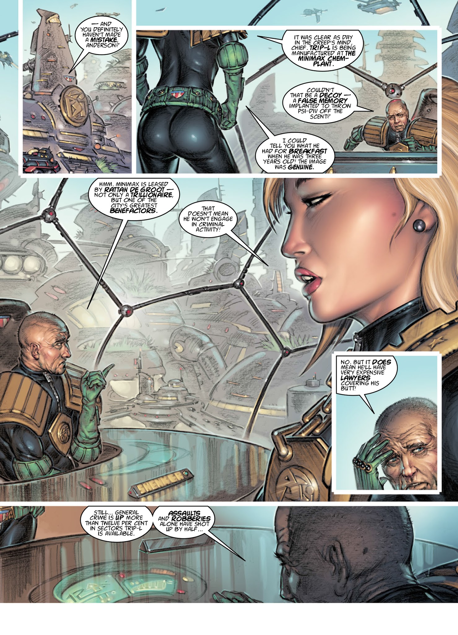 Read online Judge Anderson: The Psi Files comic -  Issue # TPB 5 - 197