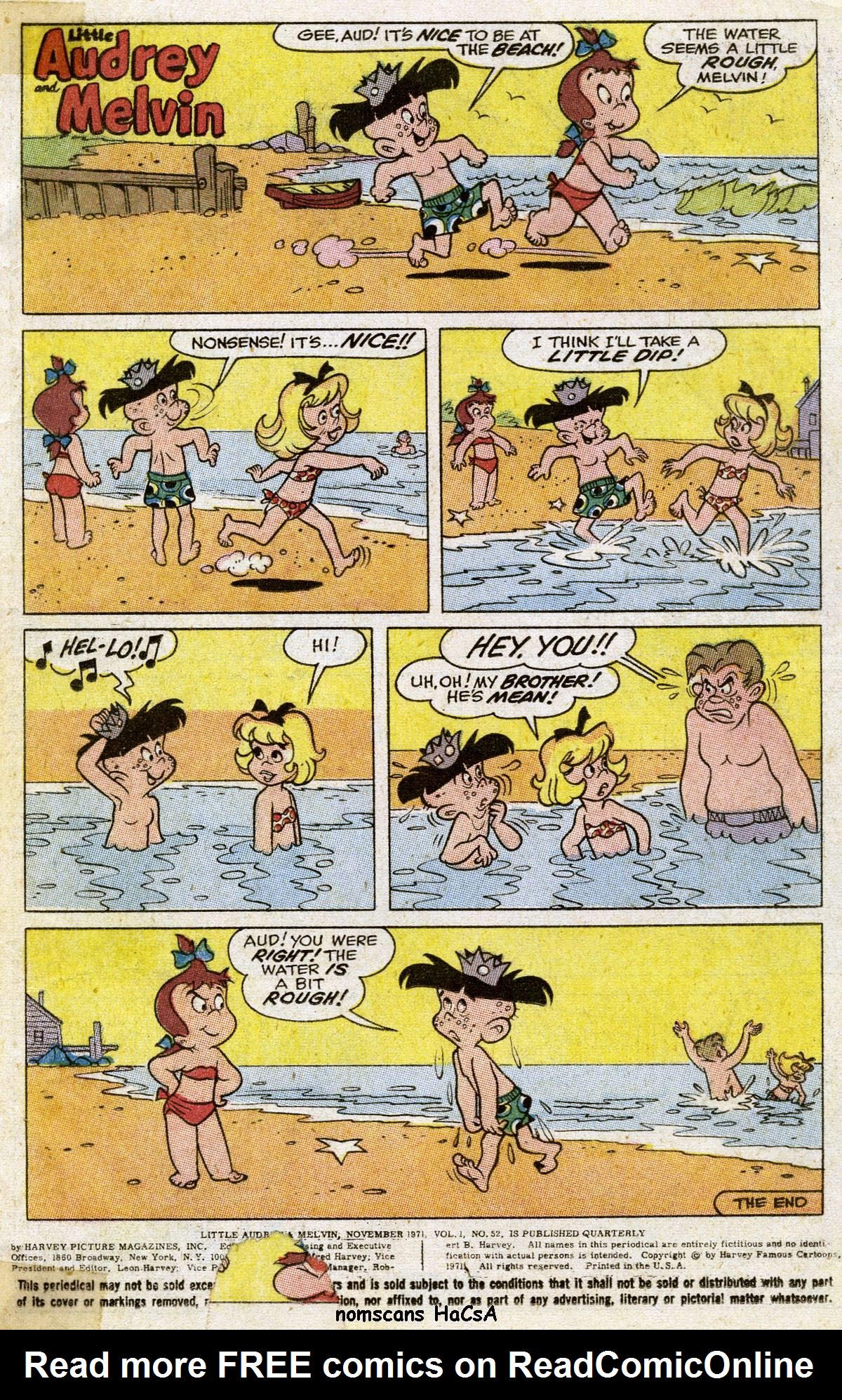 Read online Little Audrey And Melvin comic -  Issue #52 - 2