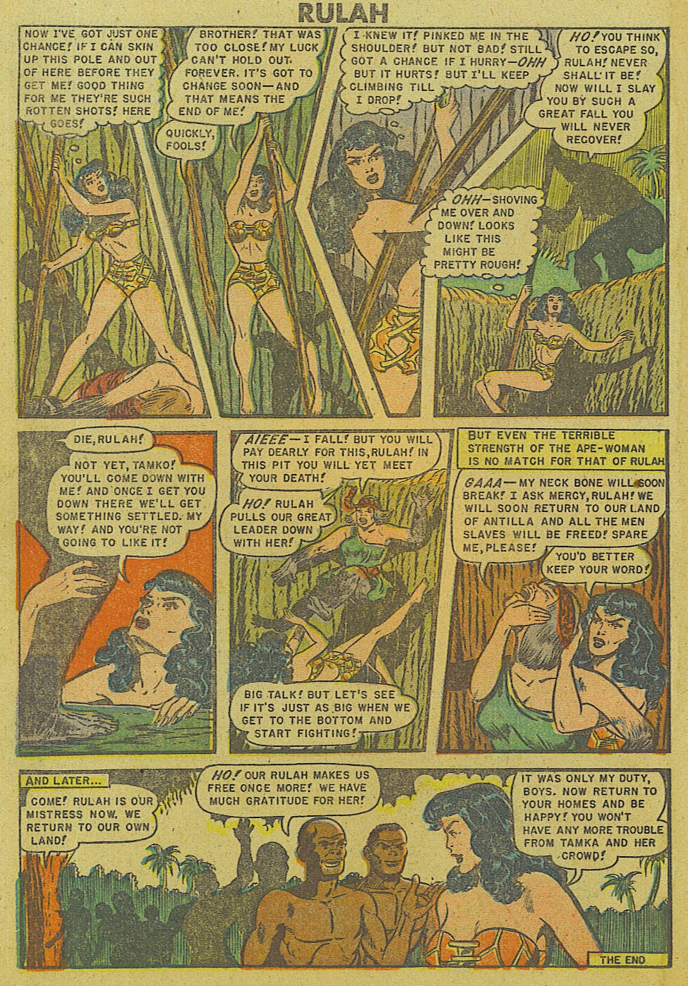 Read online Rulah - Jungle Goddess comic -  Issue #26 - 29