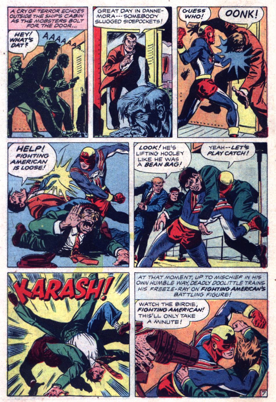 Read online Fighting American (1954) comic -  Issue #6 - 10