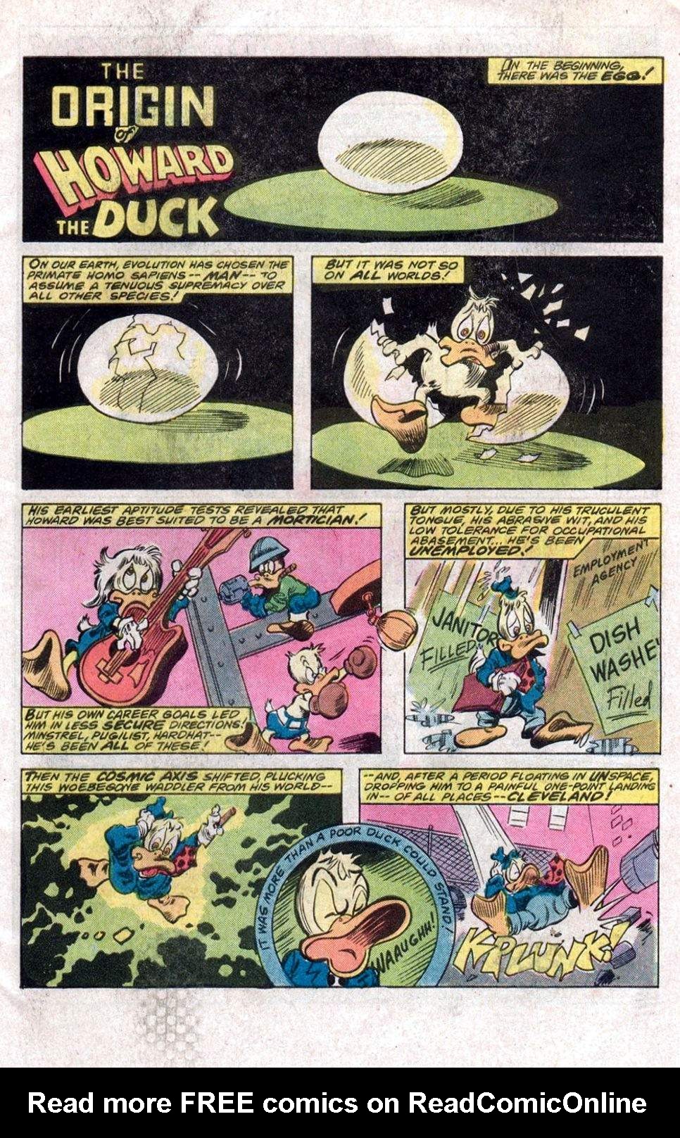 Read online Howard the Duck (1976) comic -  Issue #32 - 2