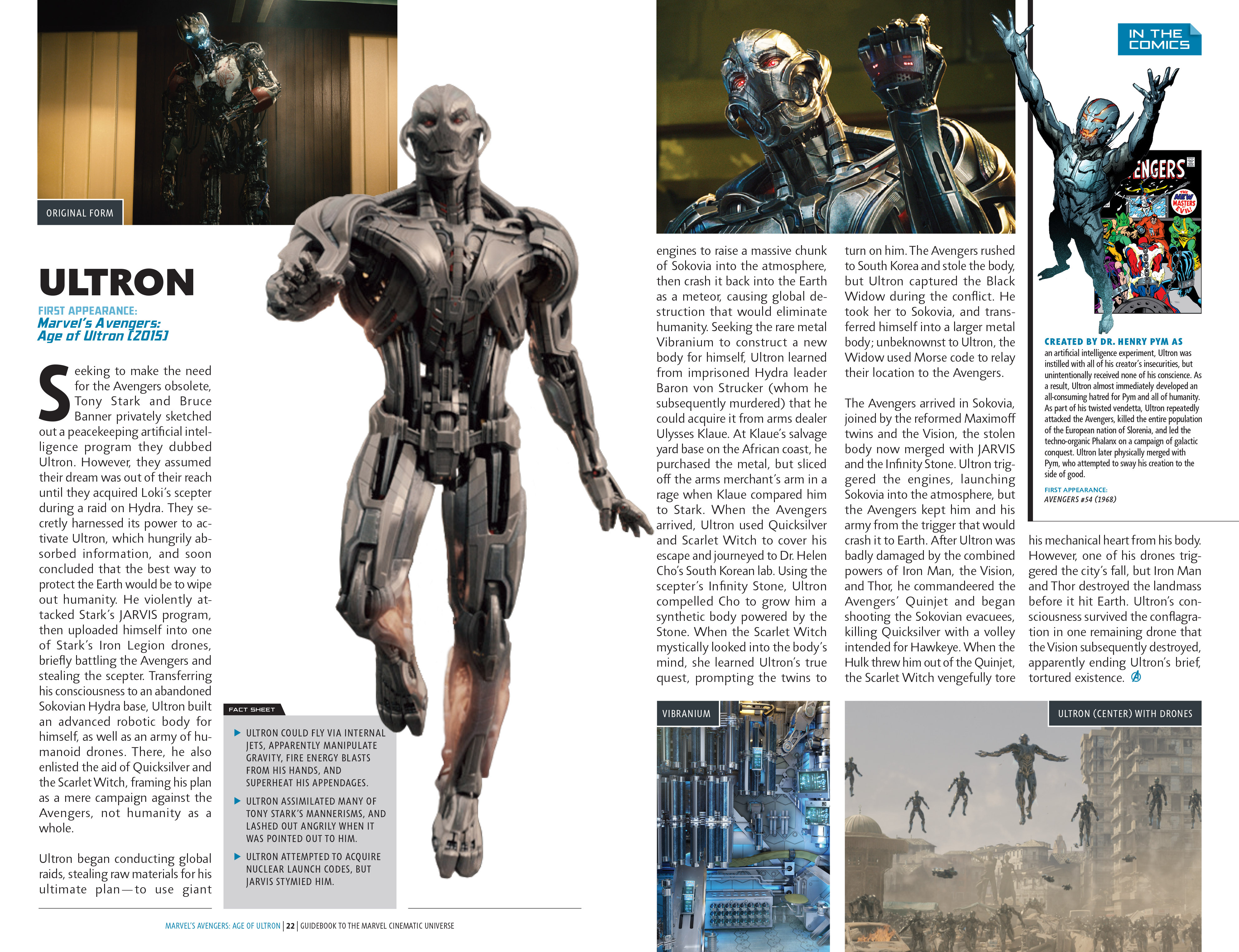 Read online Guidebook To the Marvel Cinematic Universe – Marvel's Avengers: Age of Ultron comic -  Issue # Full - 21