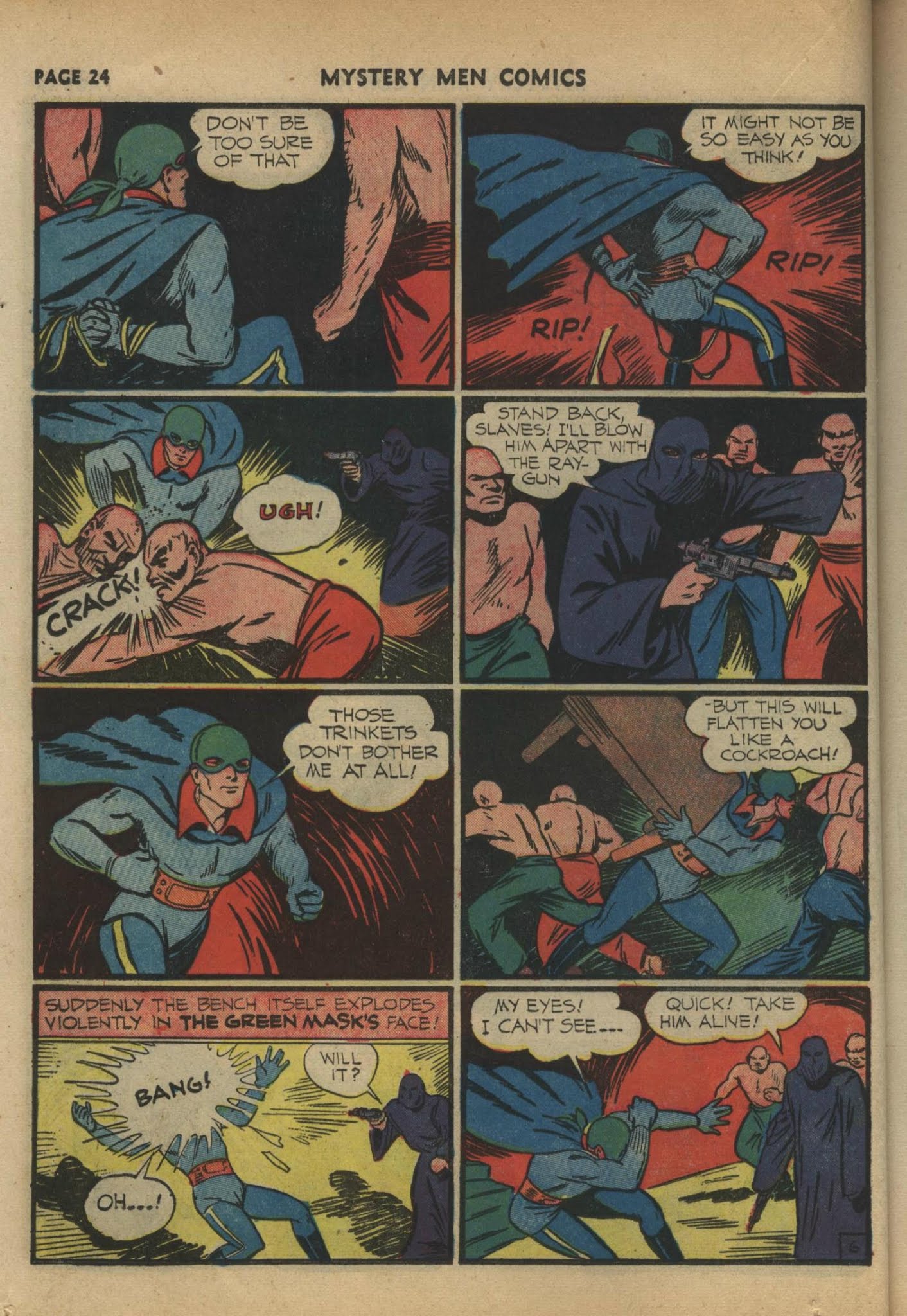 Read online Mystery Men Comics comic -  Issue #18 - 26