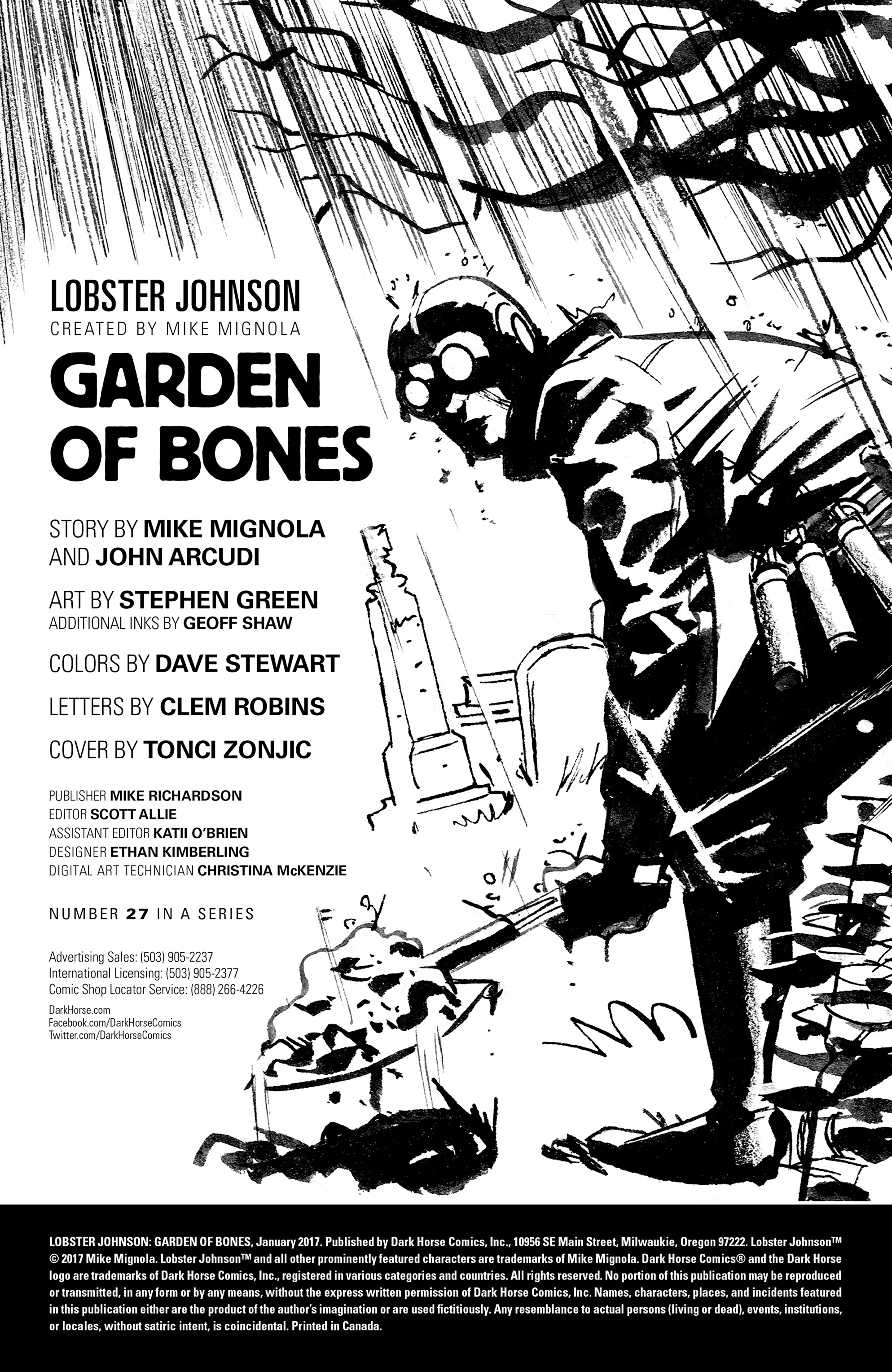 Read online Lobster Johnson: Garden of Bones comic -  Issue # Full - 2