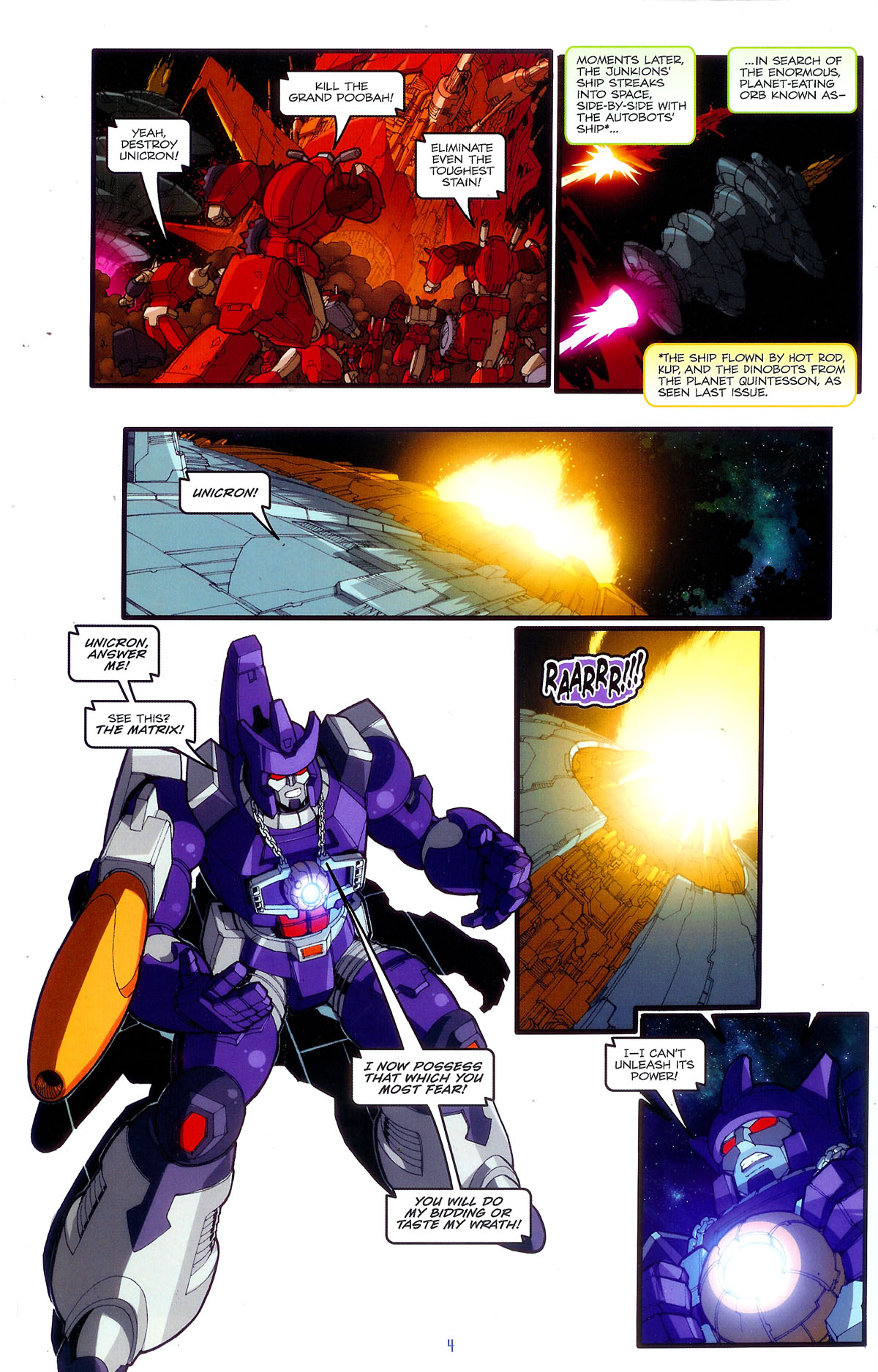 Read online The Transformers: The Animated Movie comic -  Issue #4 - 6