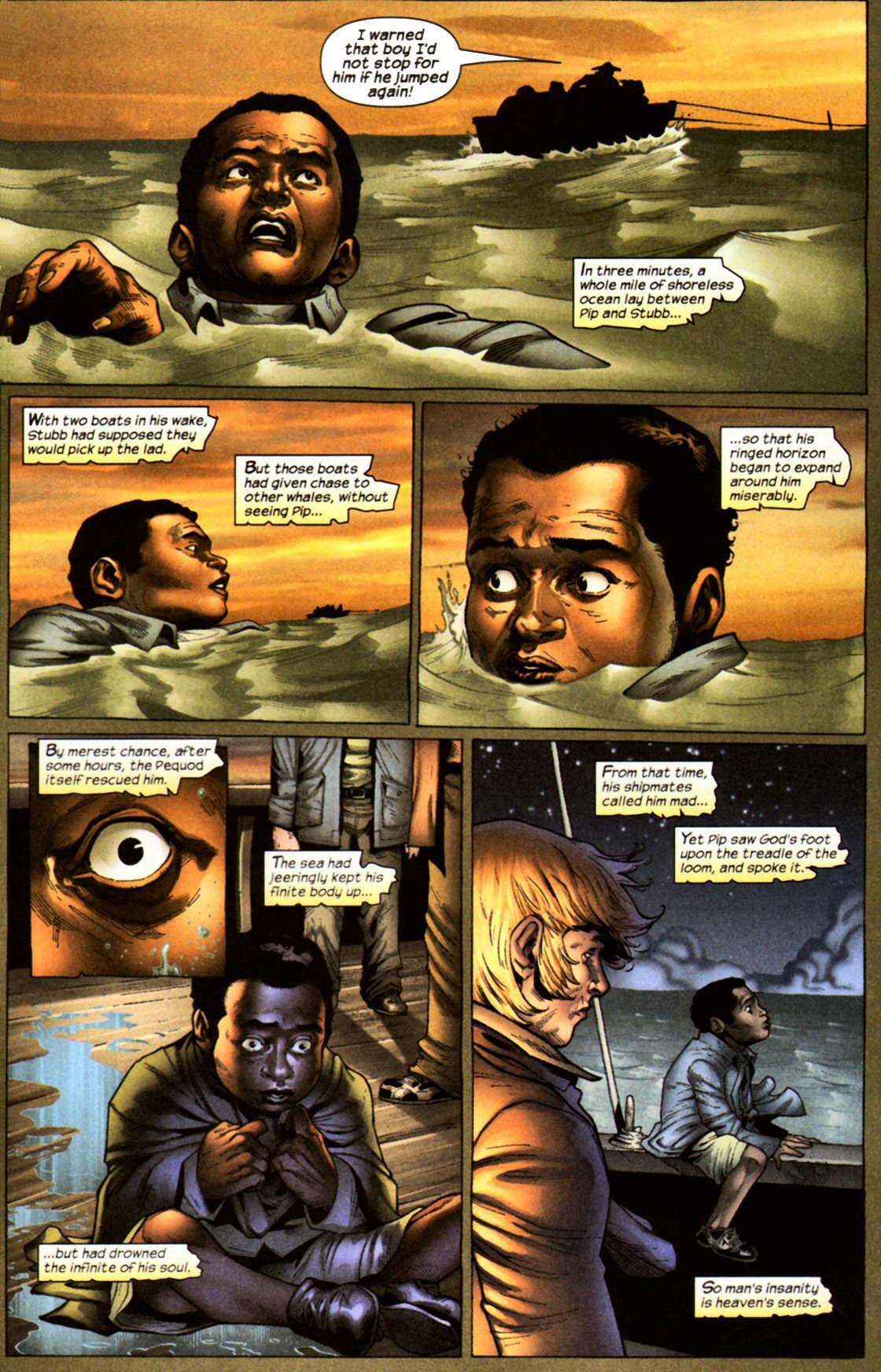 Read online Marvel Illustrated: Moby Dick comic -  Issue # TPB - 66