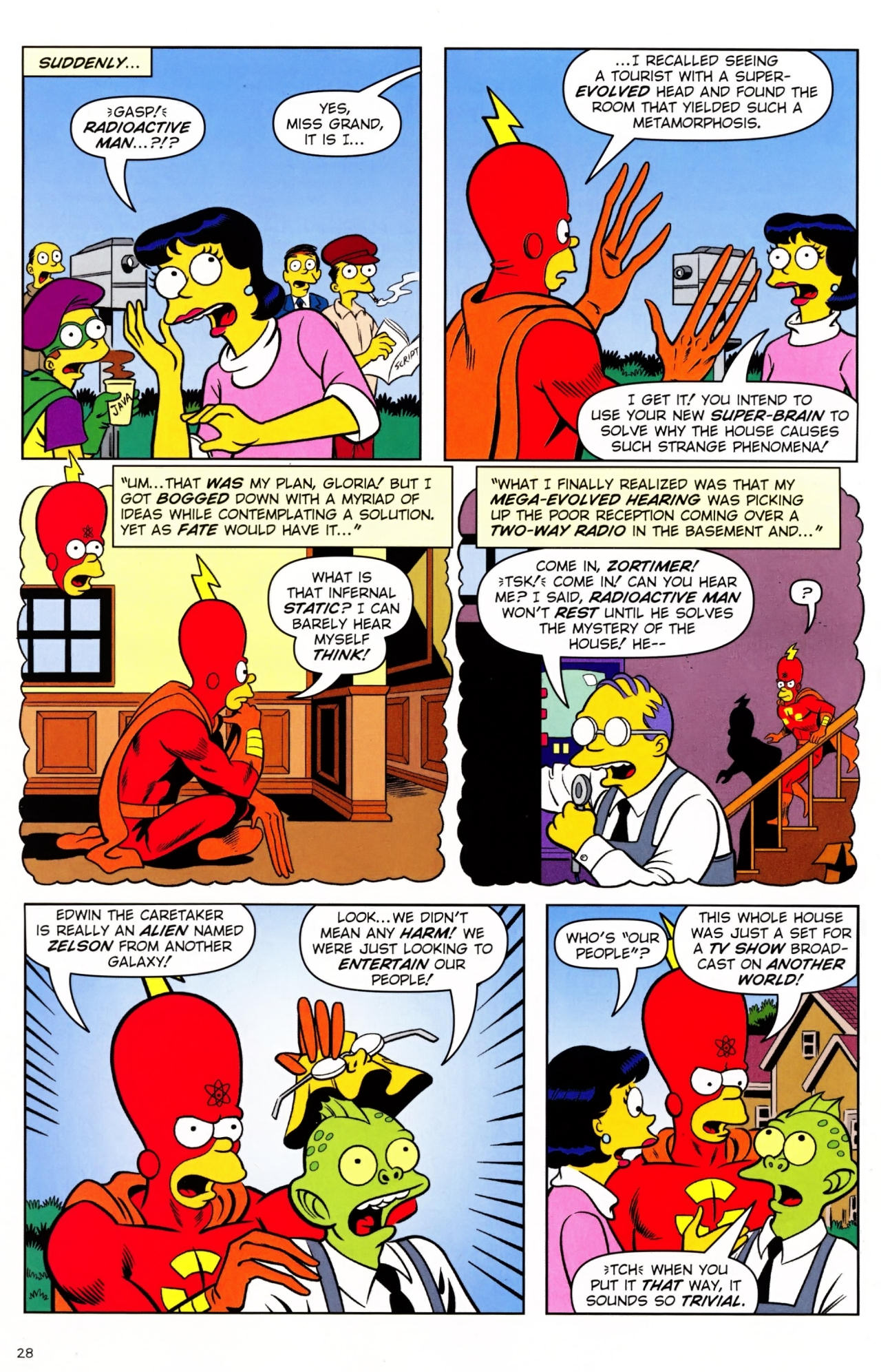 Read online Bongo Comics Presents Simpsons Super Spectacular comic -  Issue #7 - 30
