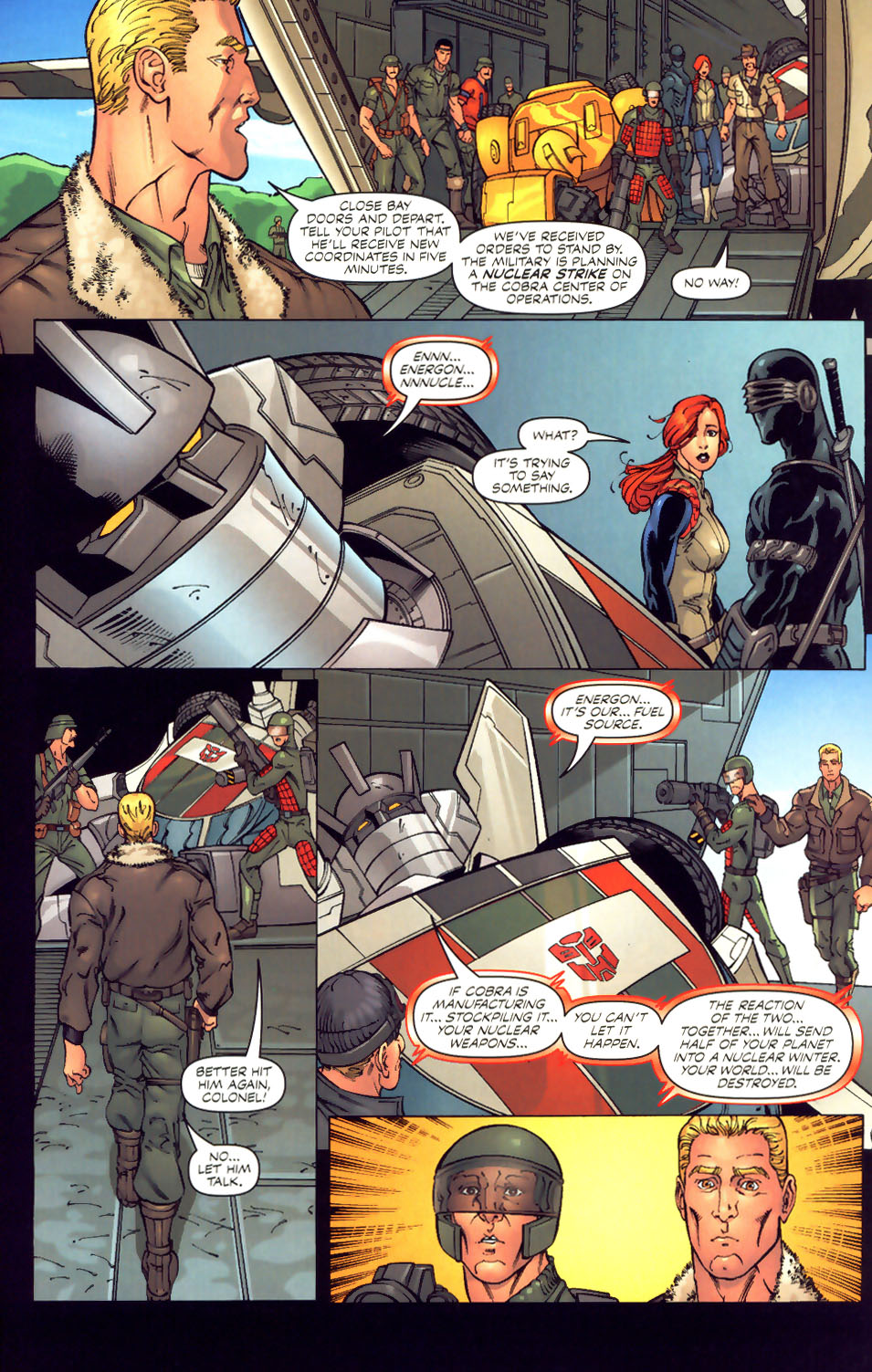 Read online G.I. Joe vs. The Transformers comic -  Issue #4 - 13