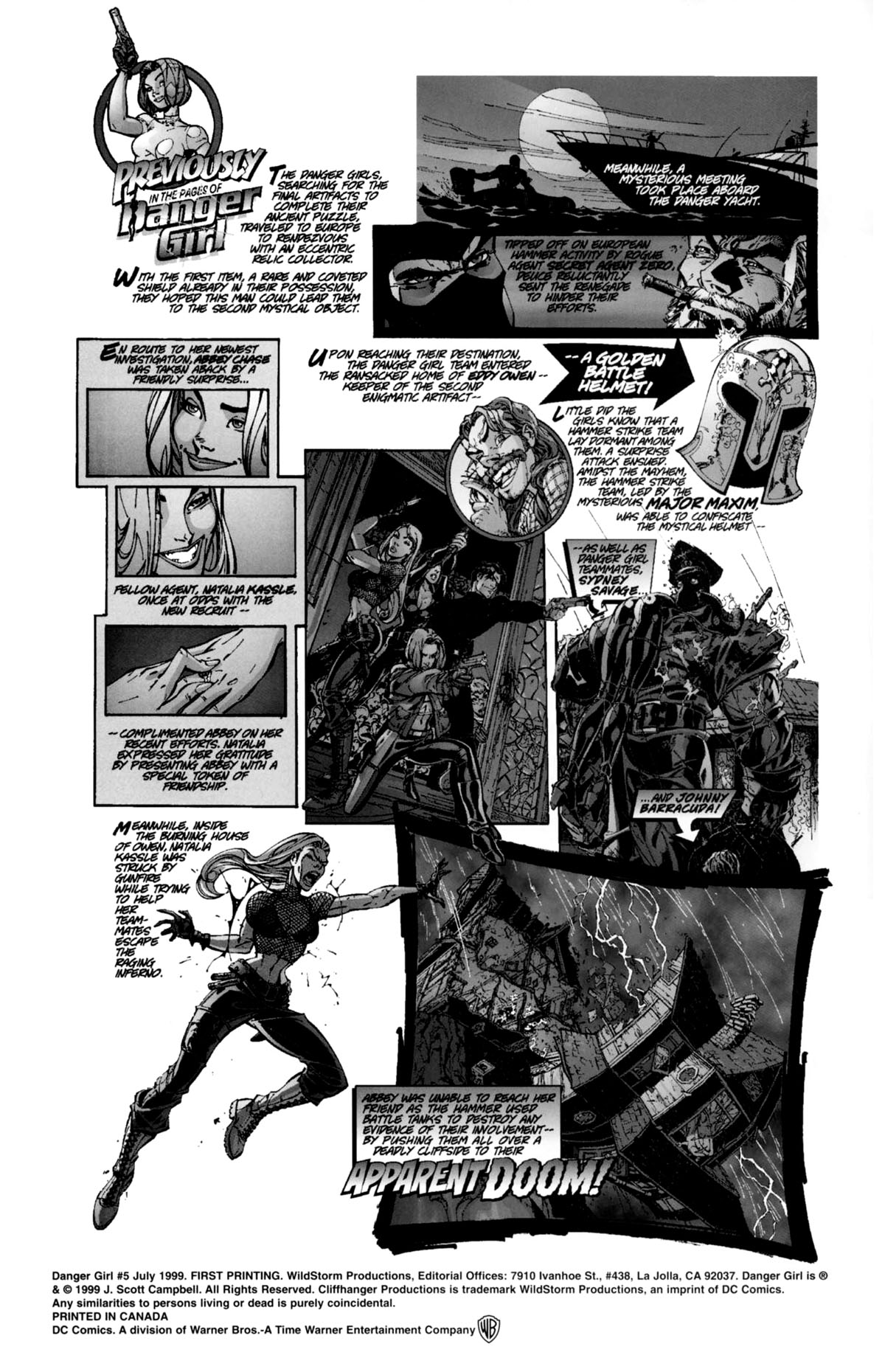 Read online Danger Girl (1998) comic -  Issue #5 - 2