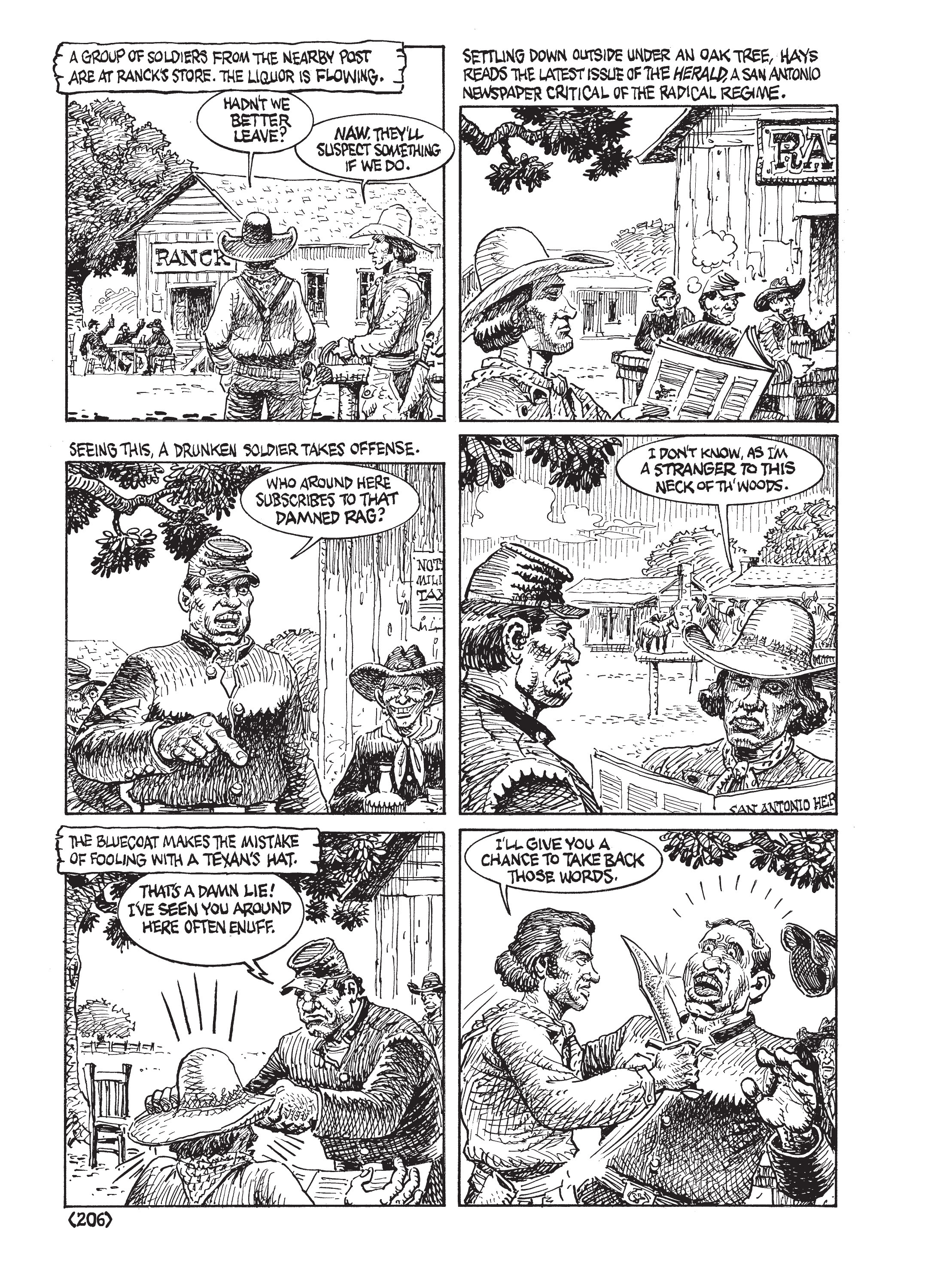 Read online Jack Jackson's American History: Los Tejanos and Lost Cause comic -  Issue # TPB (Part 3) - 5