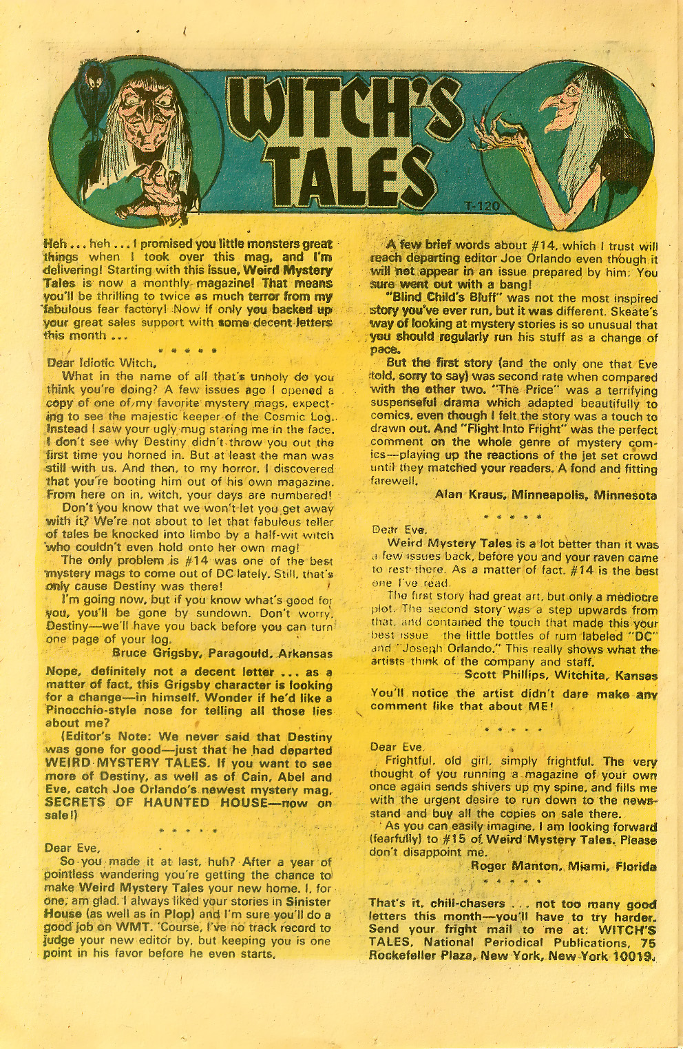 Read online Weird Mystery Tales comic -  Issue #17 - 27