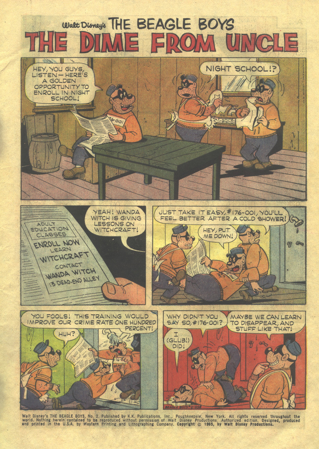 Read online Walt Disney THE BEAGLE BOYS comic -  Issue #2 - 3