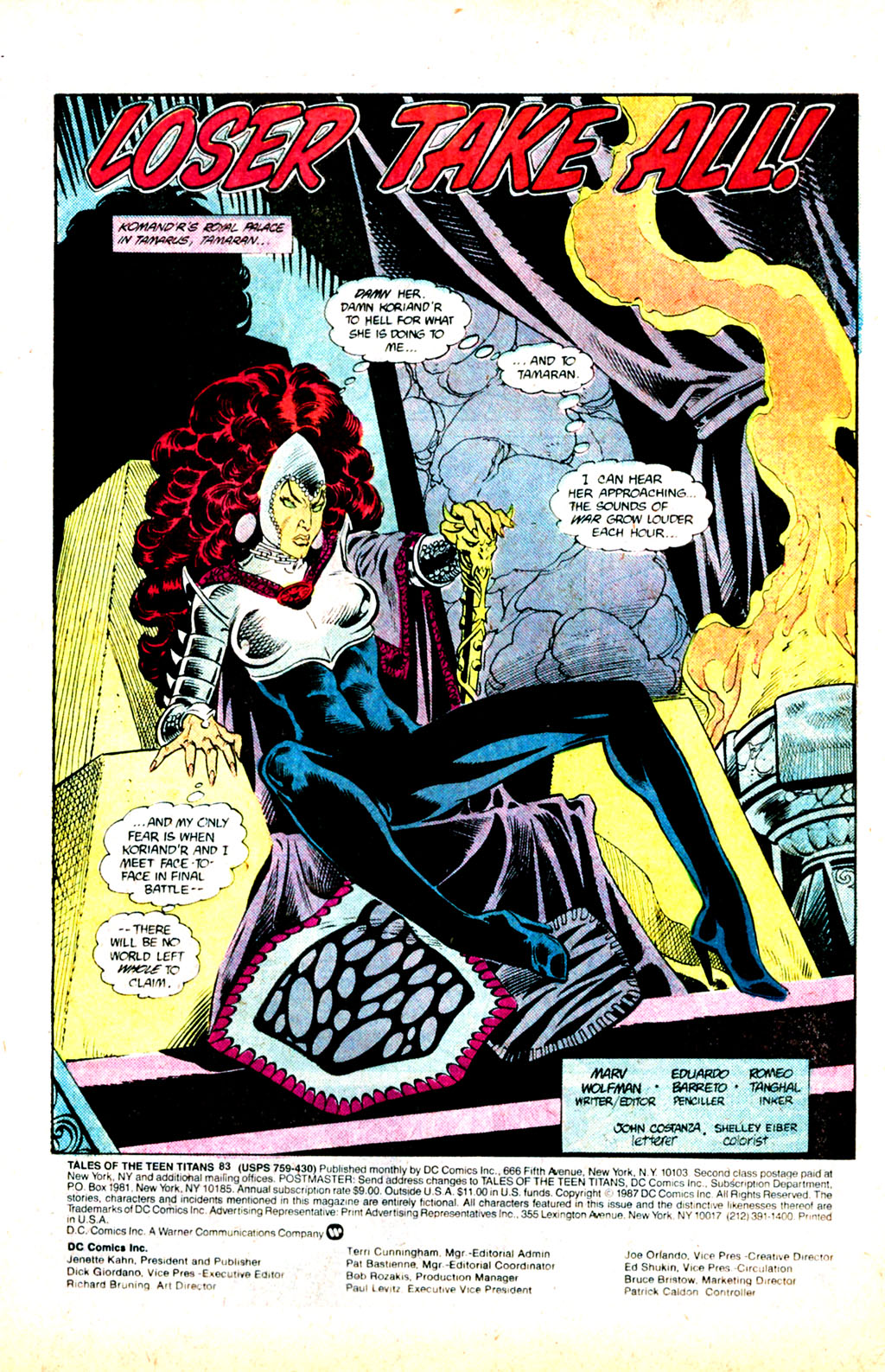 Read online Tales of the Teen Titans comic -  Issue #83 - 2