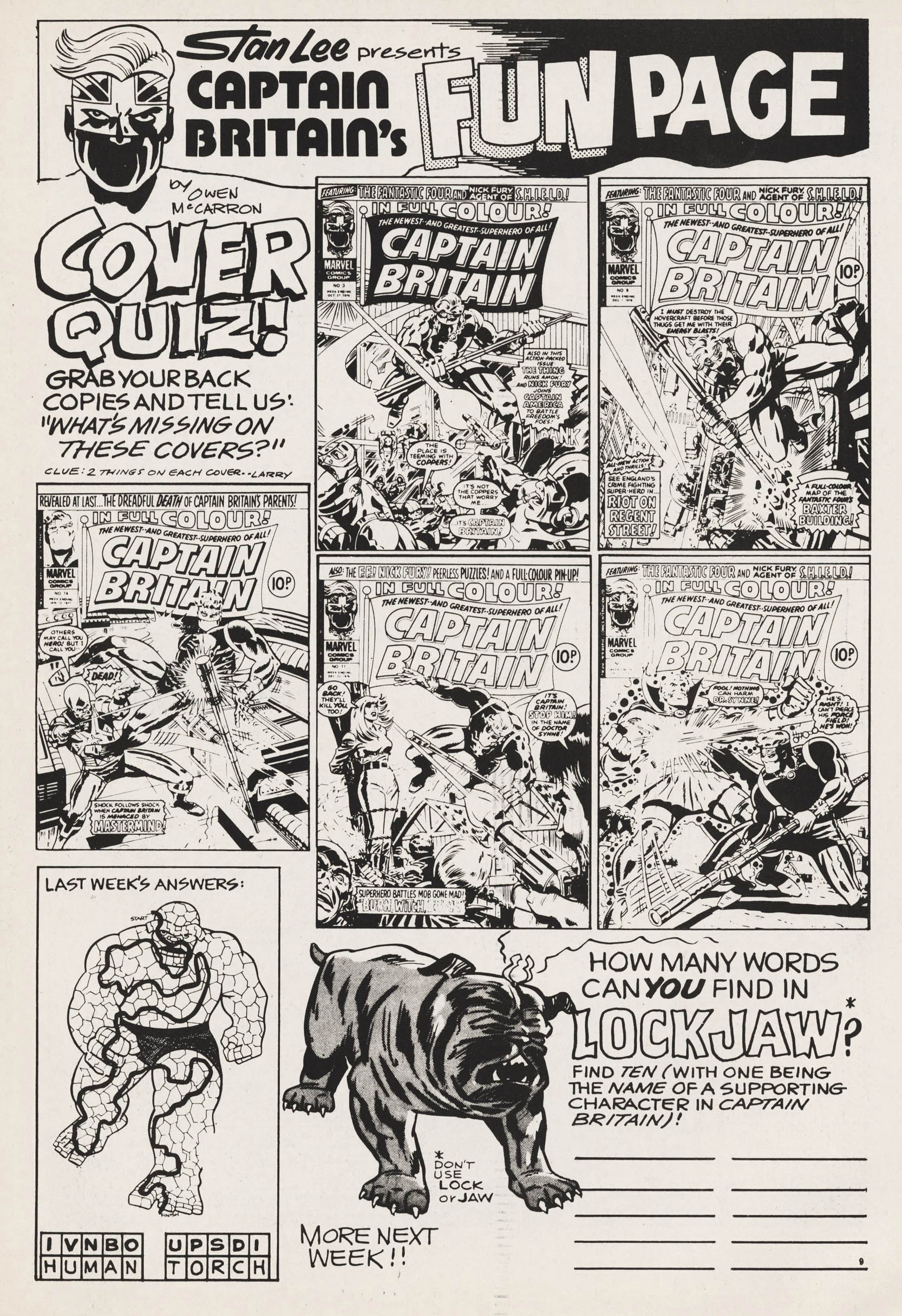 Read online Captain Britain (1976) comic -  Issue #18 - 9
