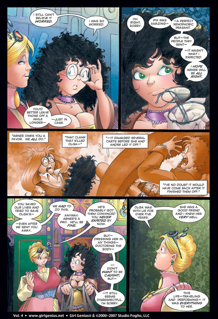 Read online Girl Genius (2002) comic -  Issue #4 - 52