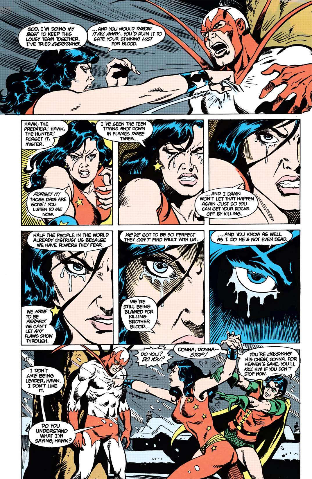 Read online The New Teen Titans (1984) comic -  Issue #20 - 21