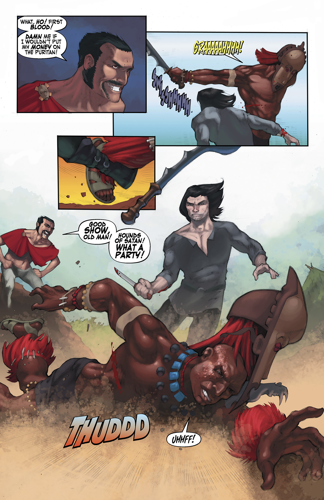 Read online Solomon Kane: Red Shadows comic -  Issue #3 - 22