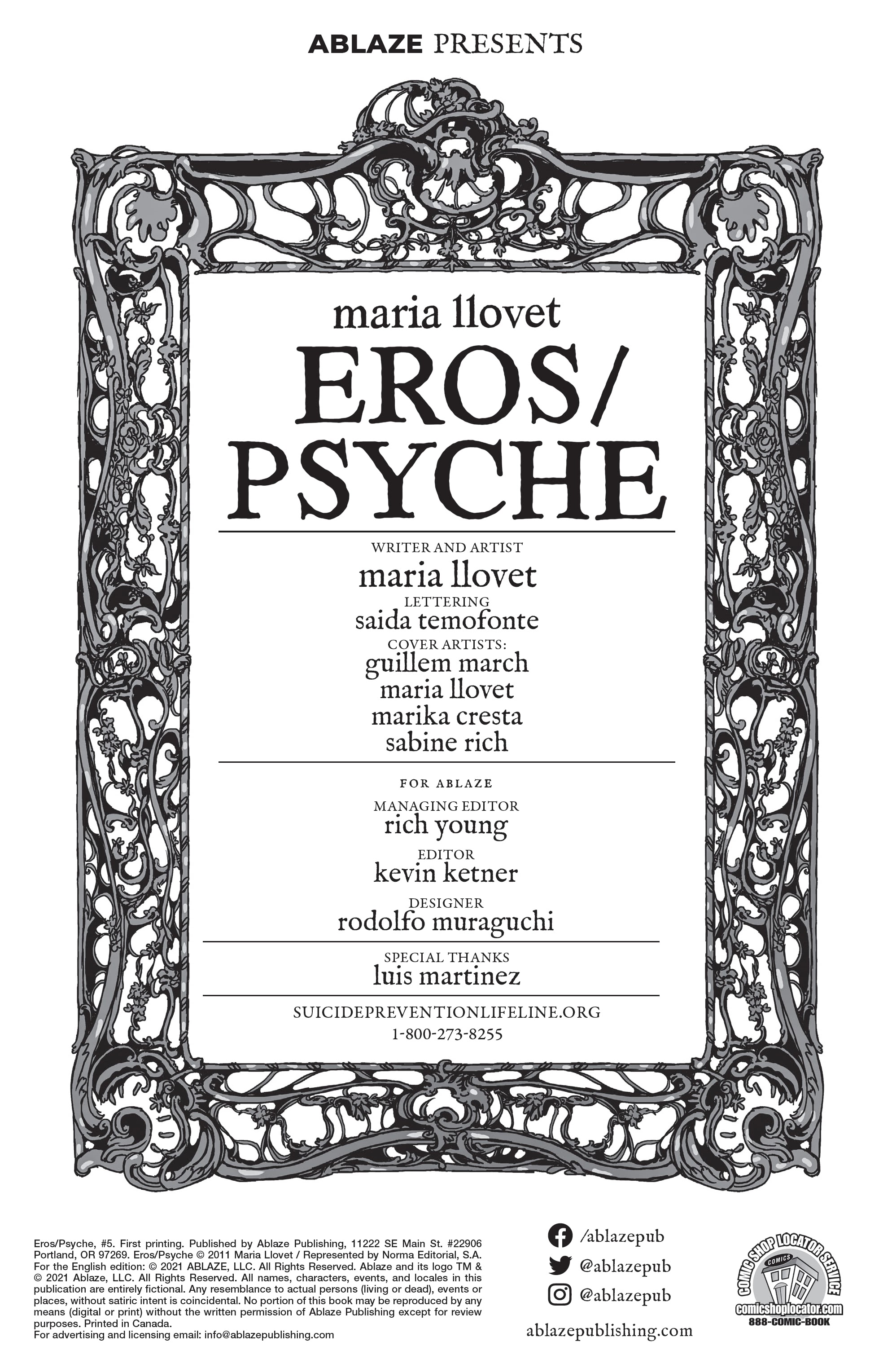 Read online Eros/Psyche comic -  Issue #5 - 2