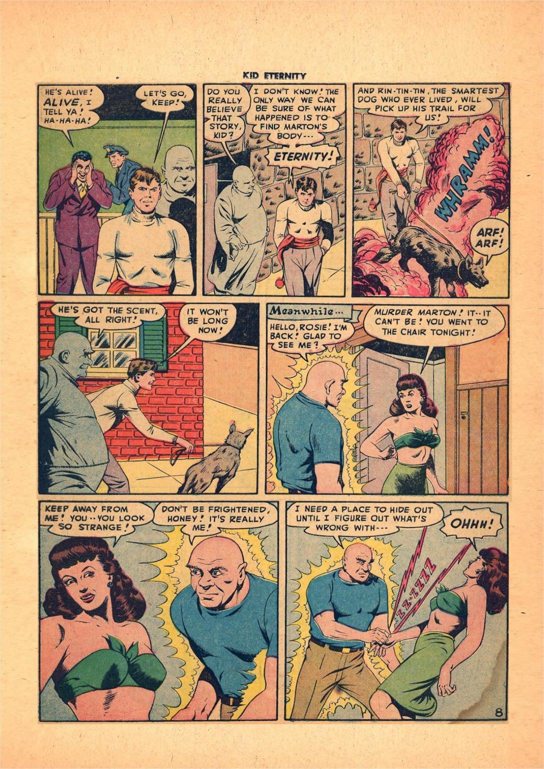 Read online Kid Eternity (1946) comic -  Issue #7 - 10