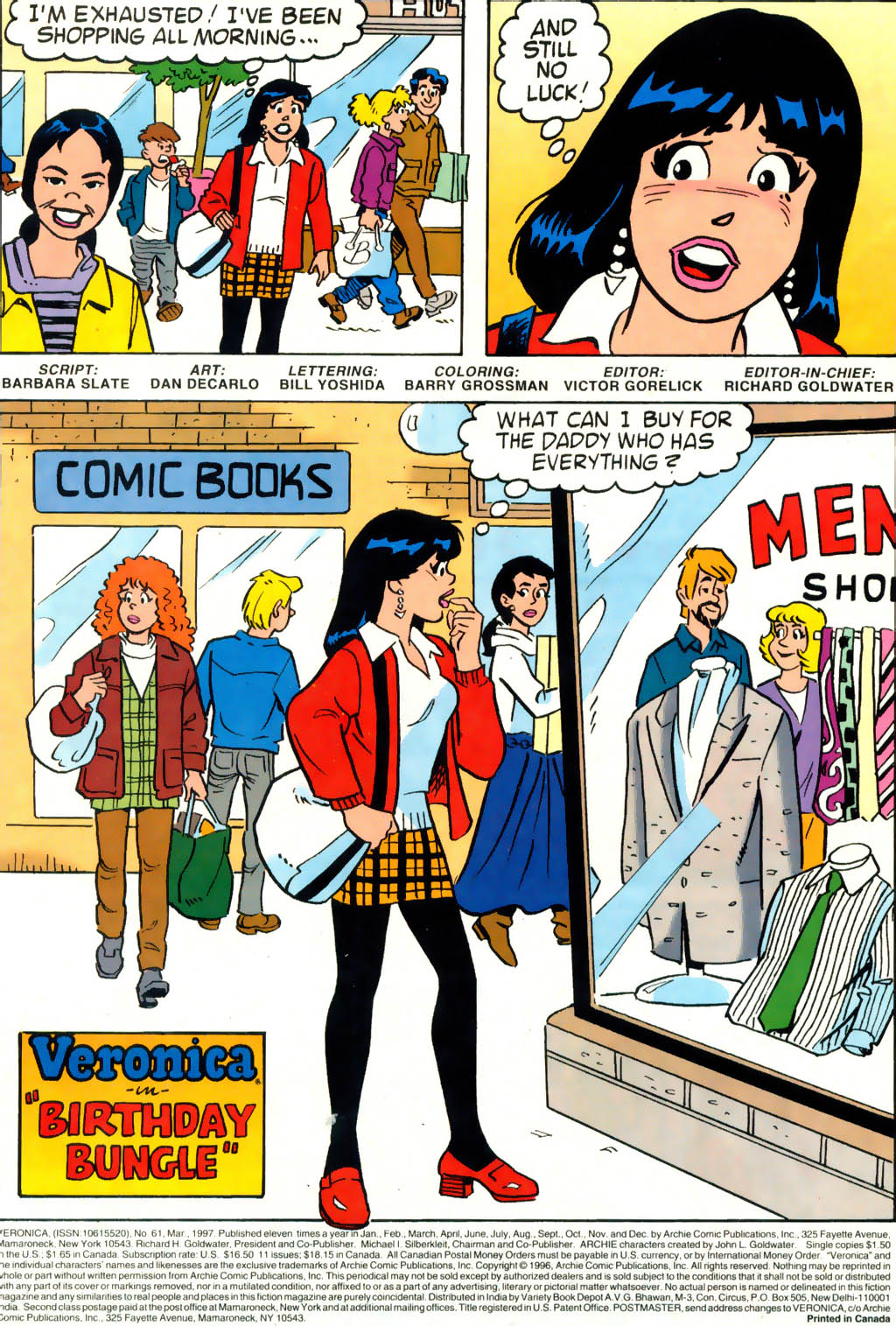 Read online Veronica comic -  Issue #61 - 2
