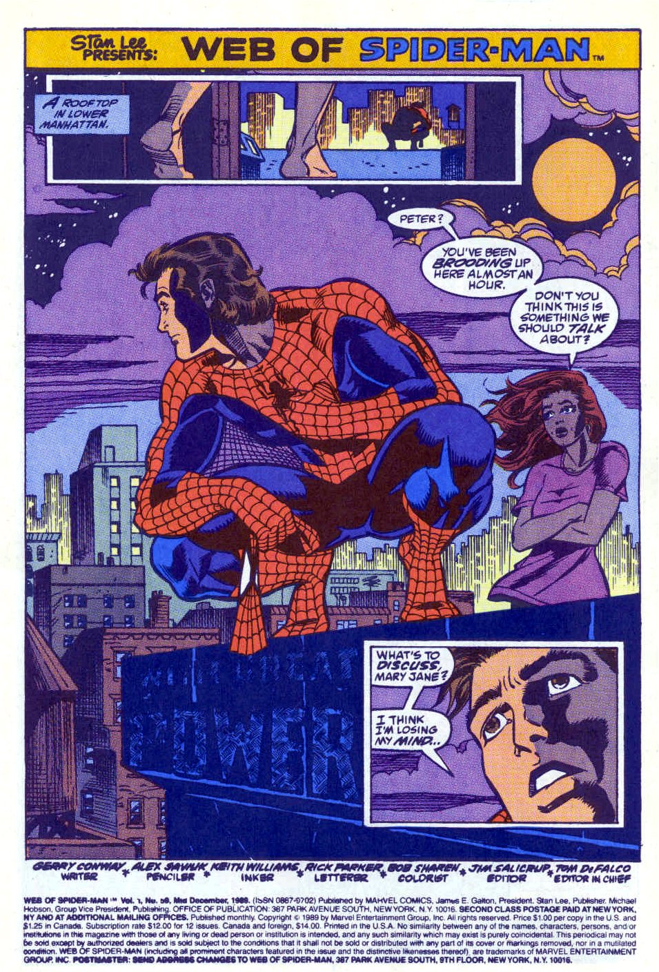 Read online Web of Spider-Man (1985) comic -  Issue #59 - 3