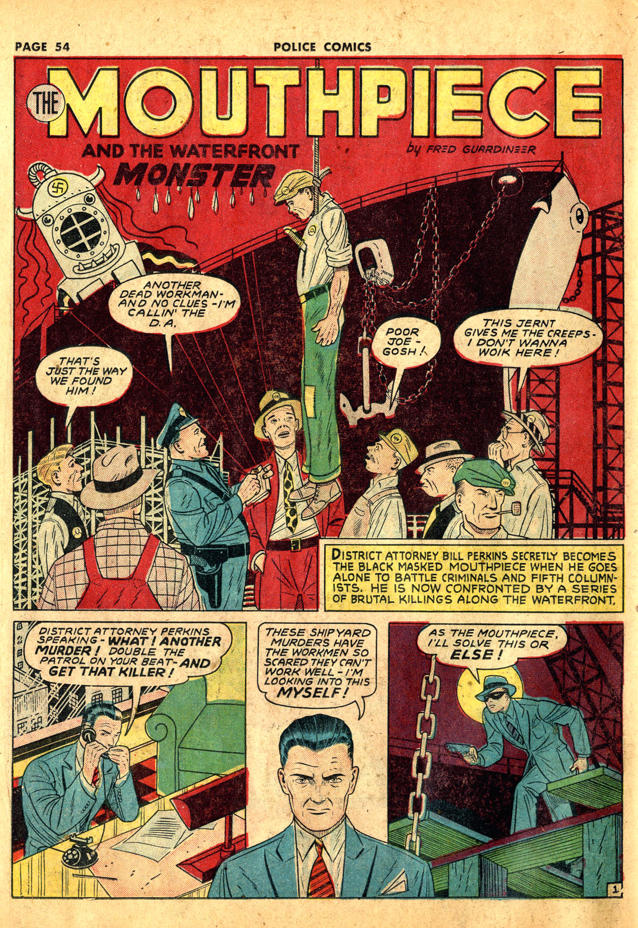 Read online Police Comics comic -  Issue #12 - 57