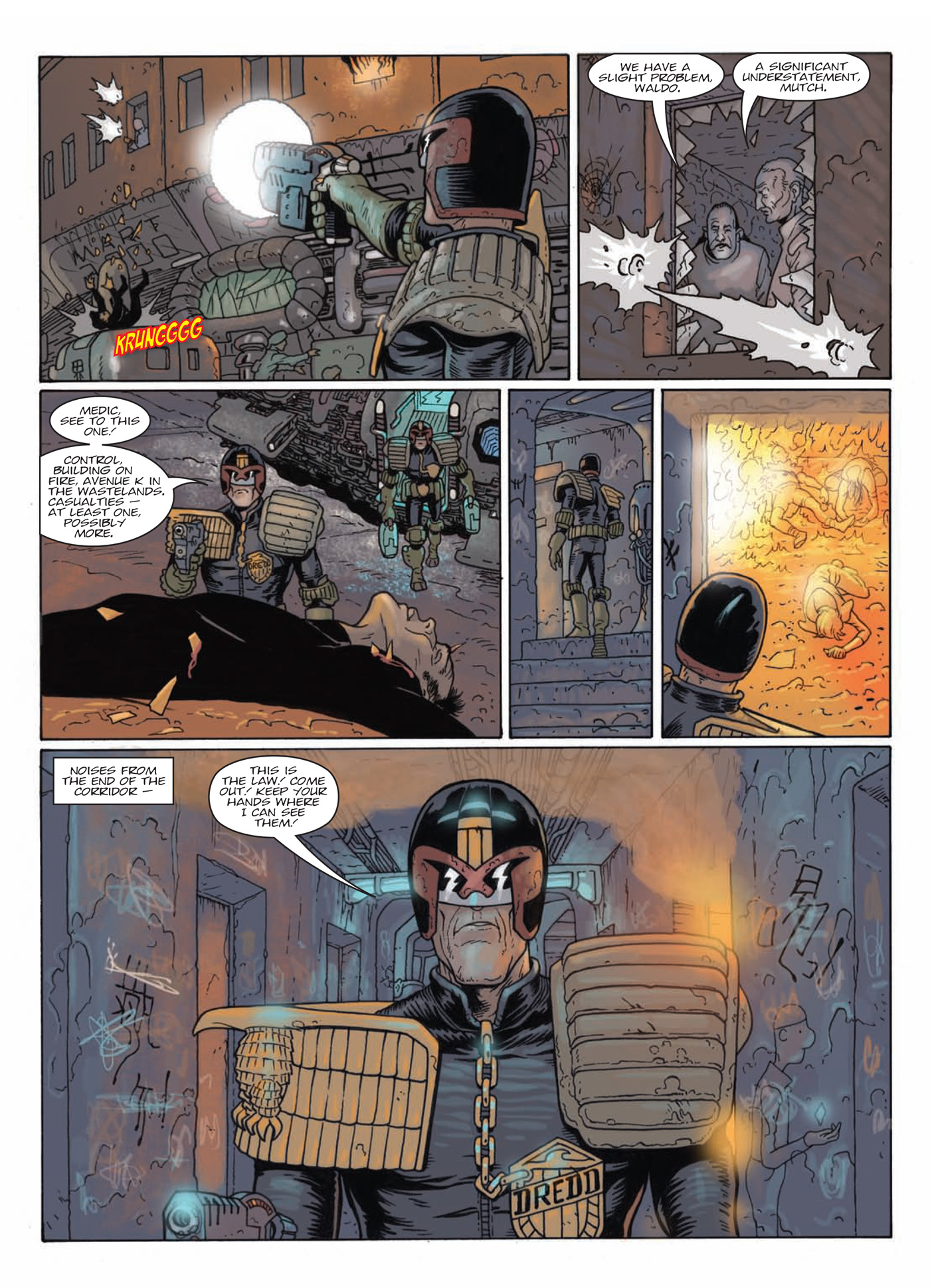 Read online Judge Dredd: Day of Chaos: Fallout comic -  Issue # TPB (Part 2) - 96