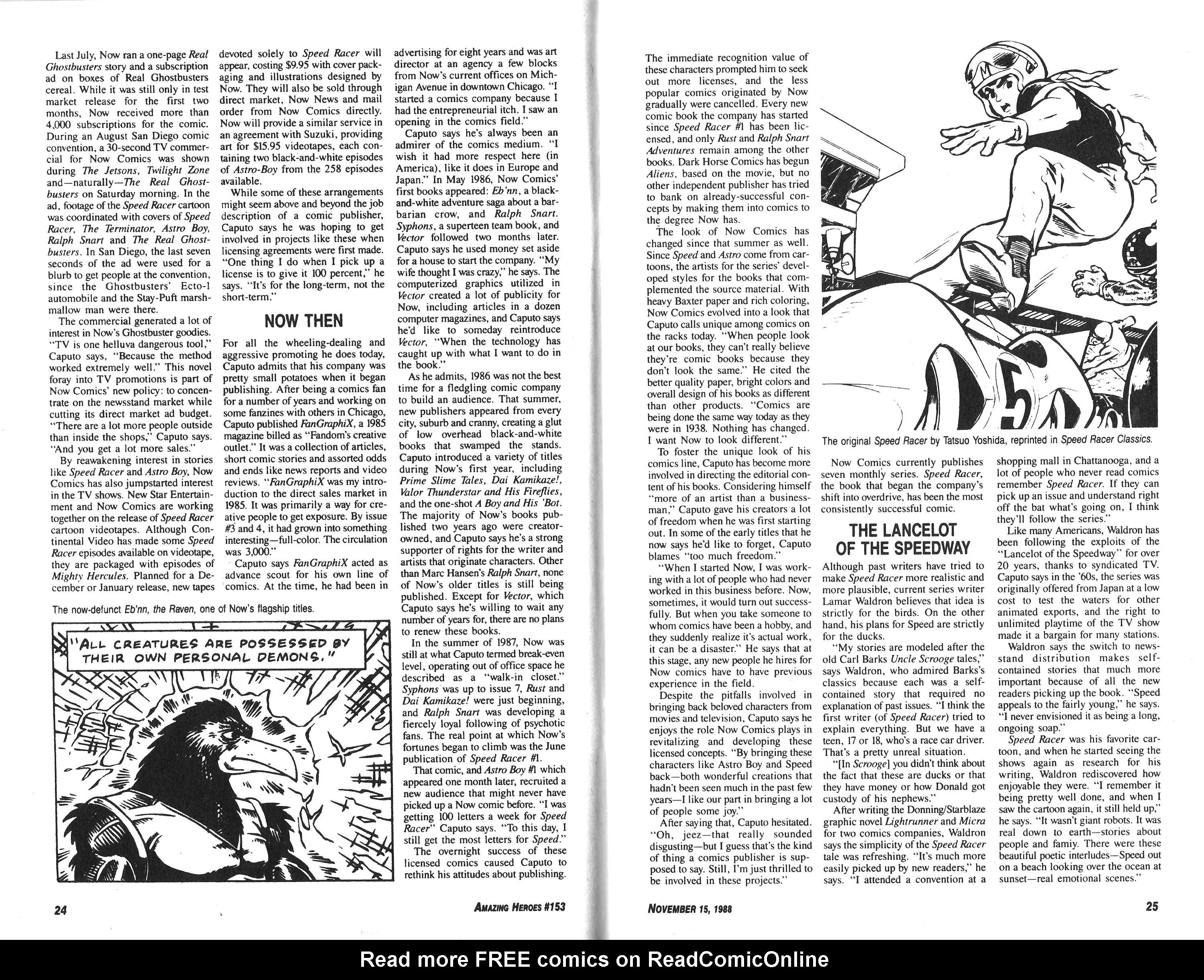 Read online Amazing Heroes comic -  Issue #153 - 13