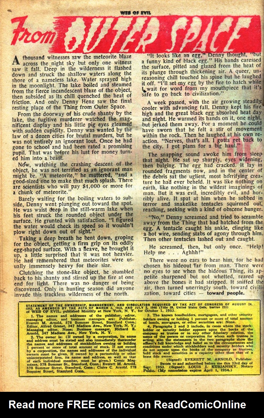 Read online Web of Evil comic -  Issue #13 - 26