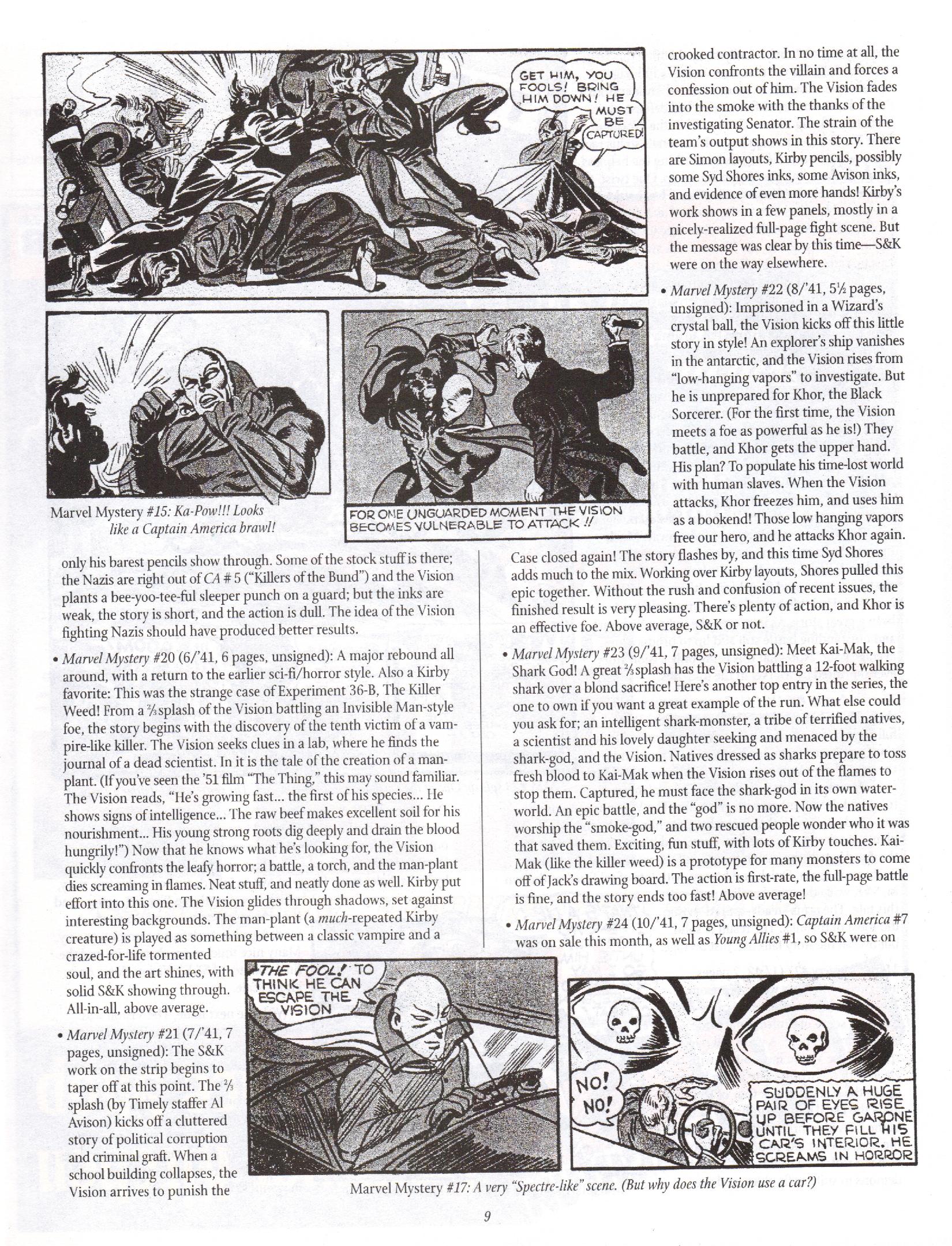 Read online The Jack Kirby Collector comic -  Issue #13 - 9