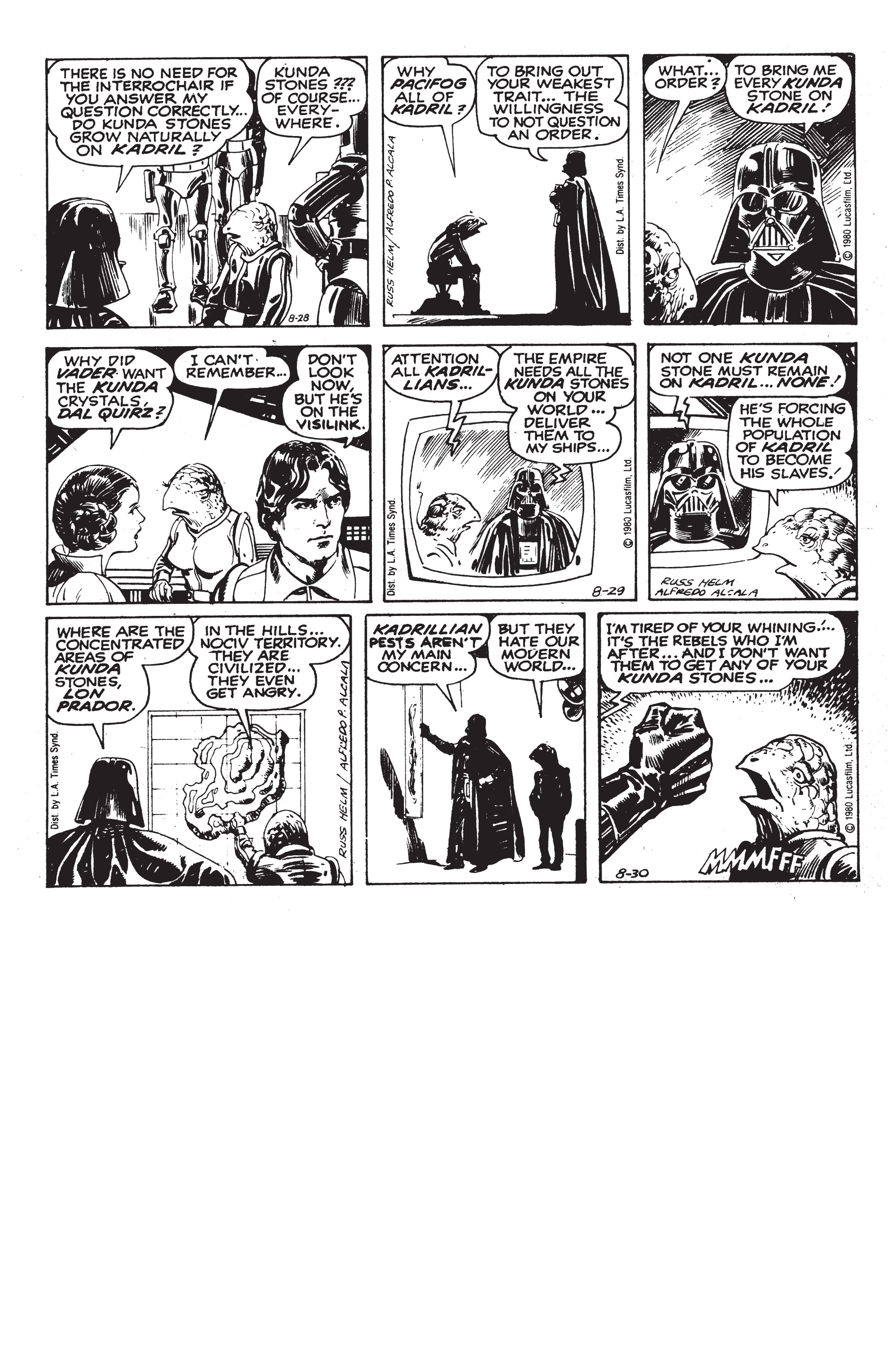 Read online Star Wars Legends: The Newspaper Strips - Epic Collection comic -  Issue # TPB (Part 3) - 88