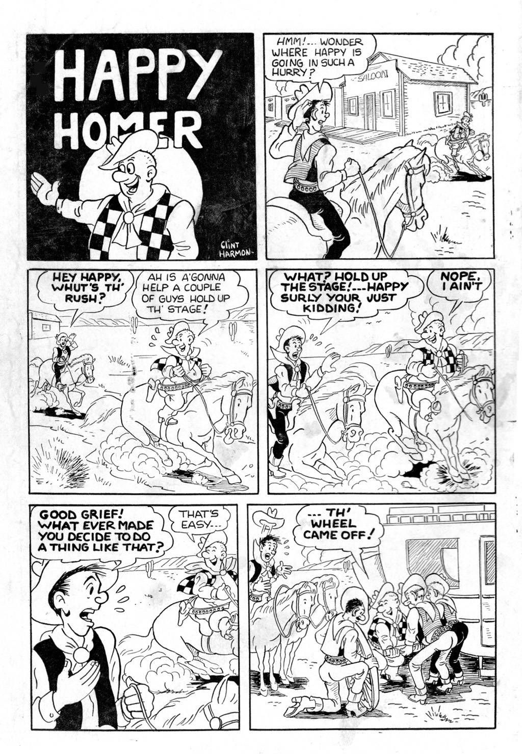 Read online Cowboy Western Comics (1948) comic -  Issue #35 - 36