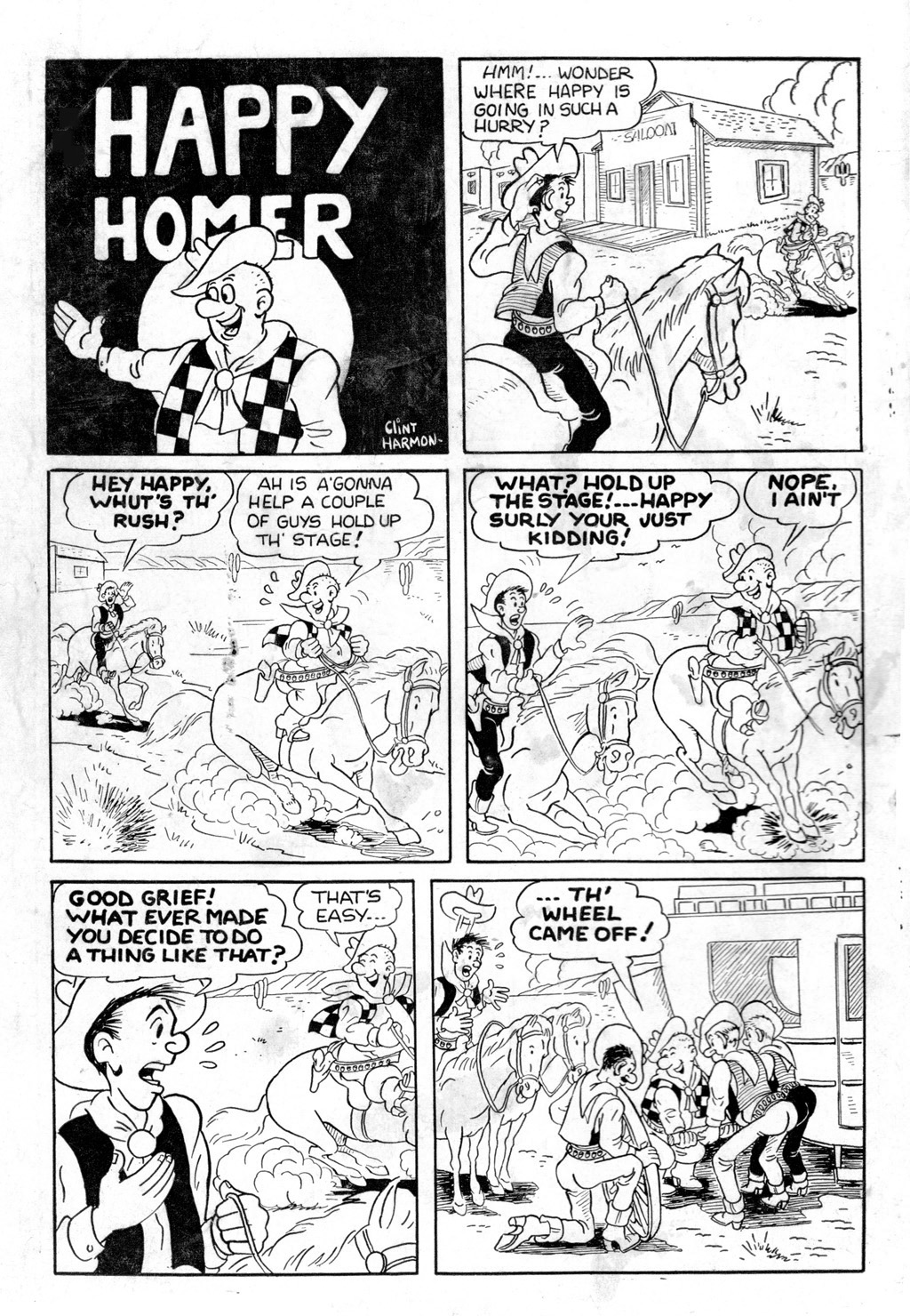 Read online Cowboy Western Comics (1948) comic -  Issue #35 - 36