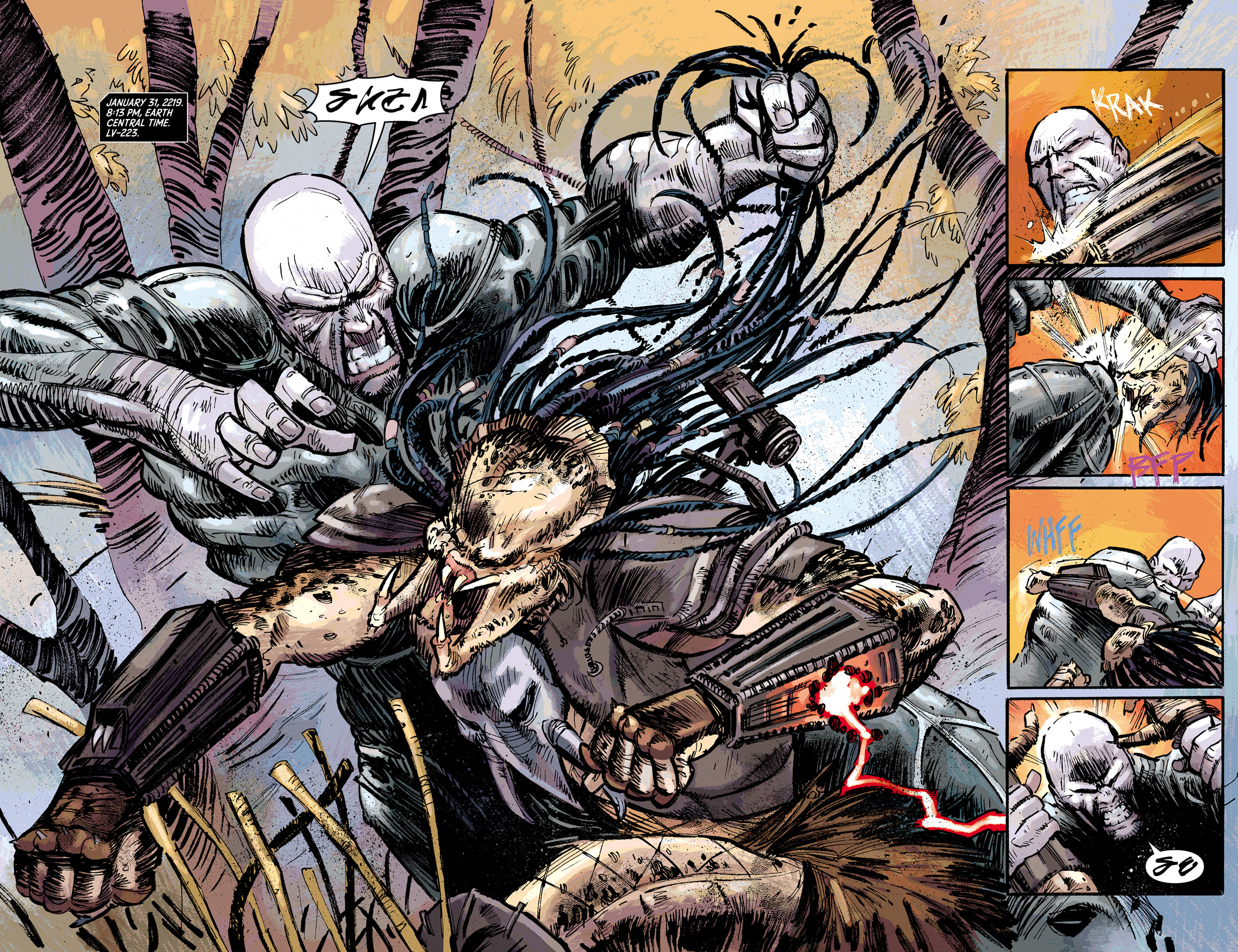 Read online Predator: Fire and Stone comic -  Issue #4 - 4