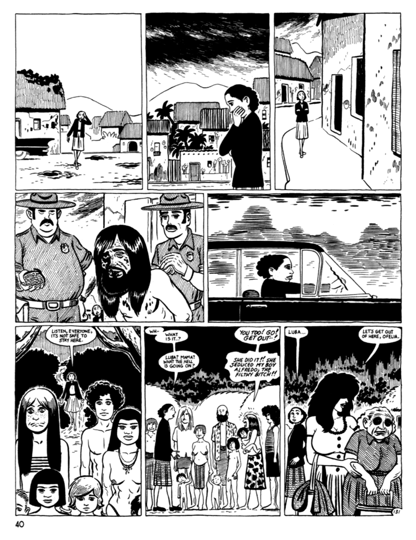 Read online Love and Rockets (1982) comic -  Issue #40 - 42