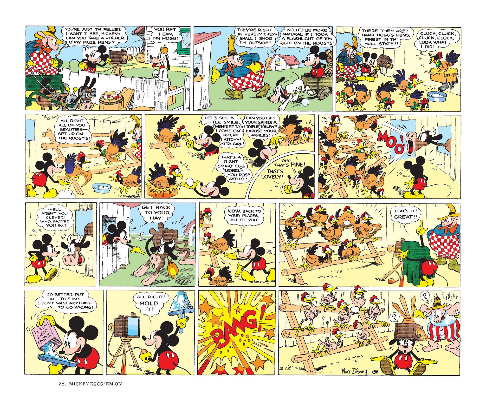 Read online Walt Disney's Mickey Mouse Color Sundays comic -  Issue # TPB 1 (Part 1) - 28